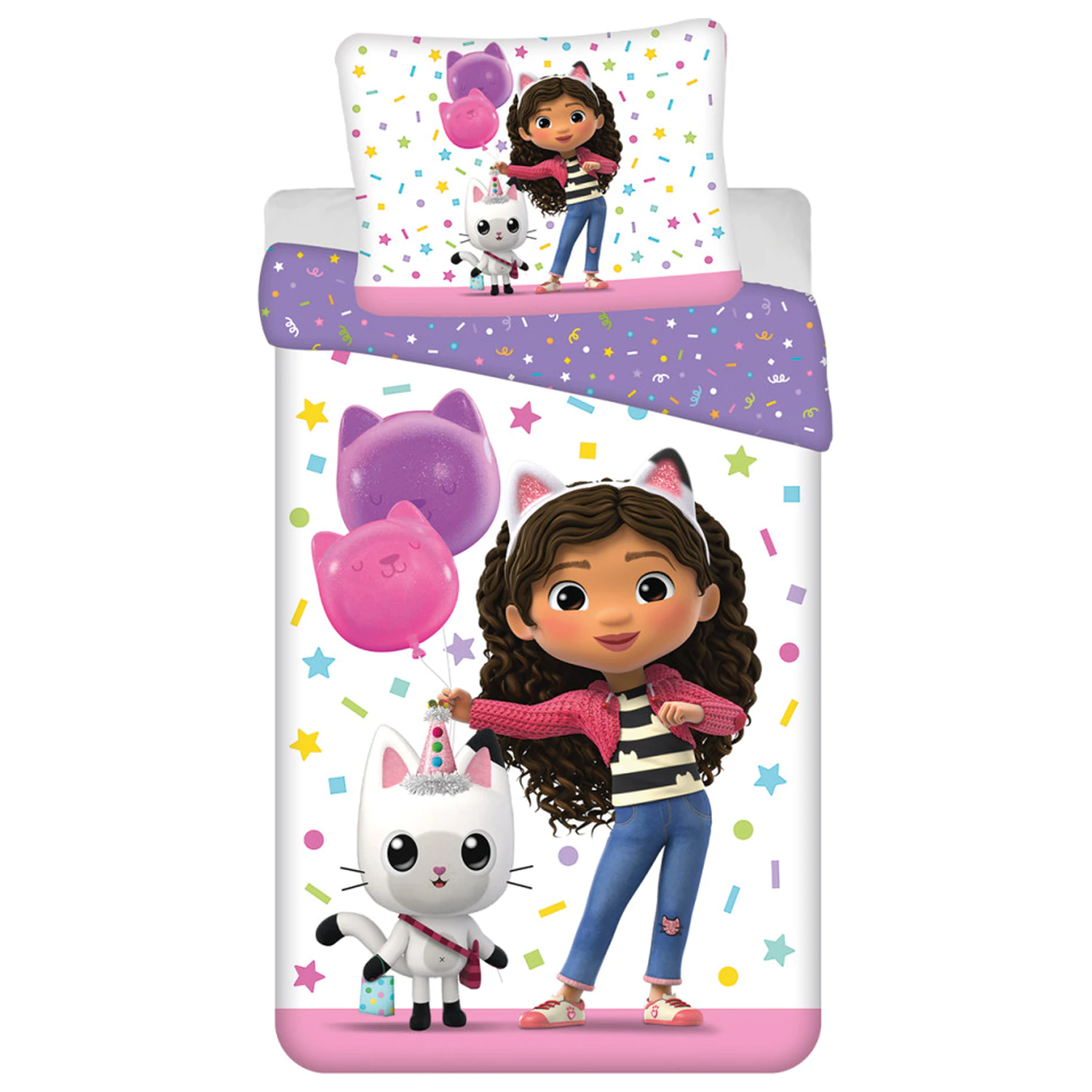Gabi's Dollhouse Confetti Duvet Cover product photo