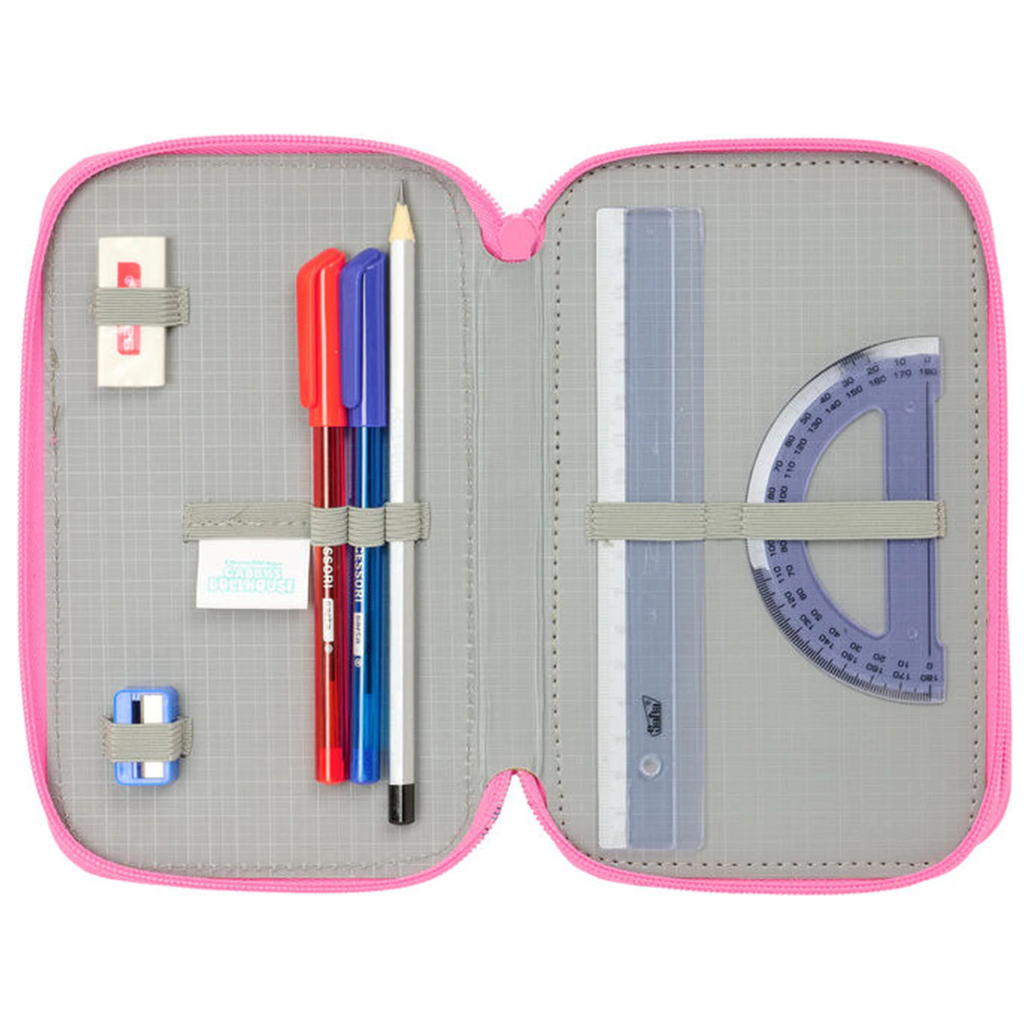 Gabbys Dollhouse Confetti triple pencil case 37pcs product photo