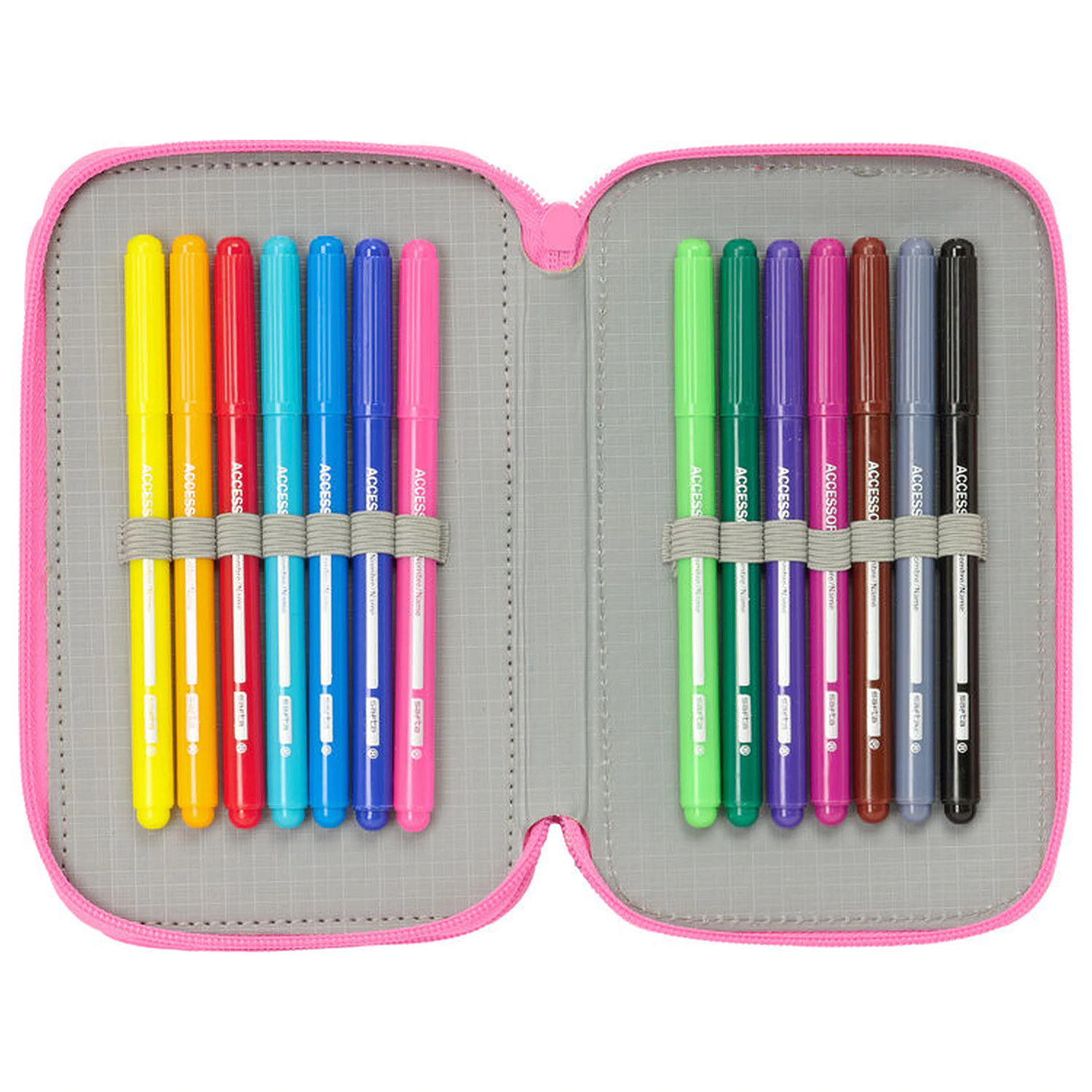 Gabbys Dollhouse Confetti triple pencil case 37pcs product photo