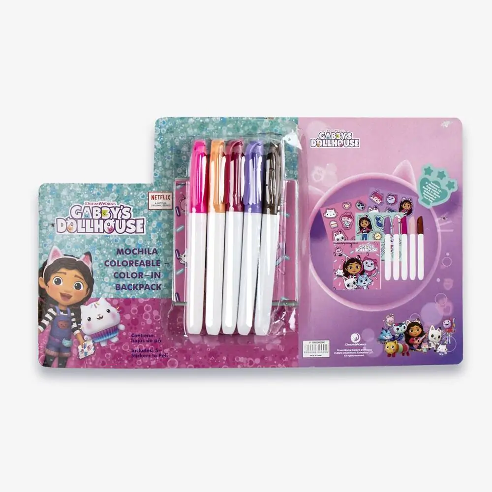 Gabbys Doll House DIY backpack set product photo