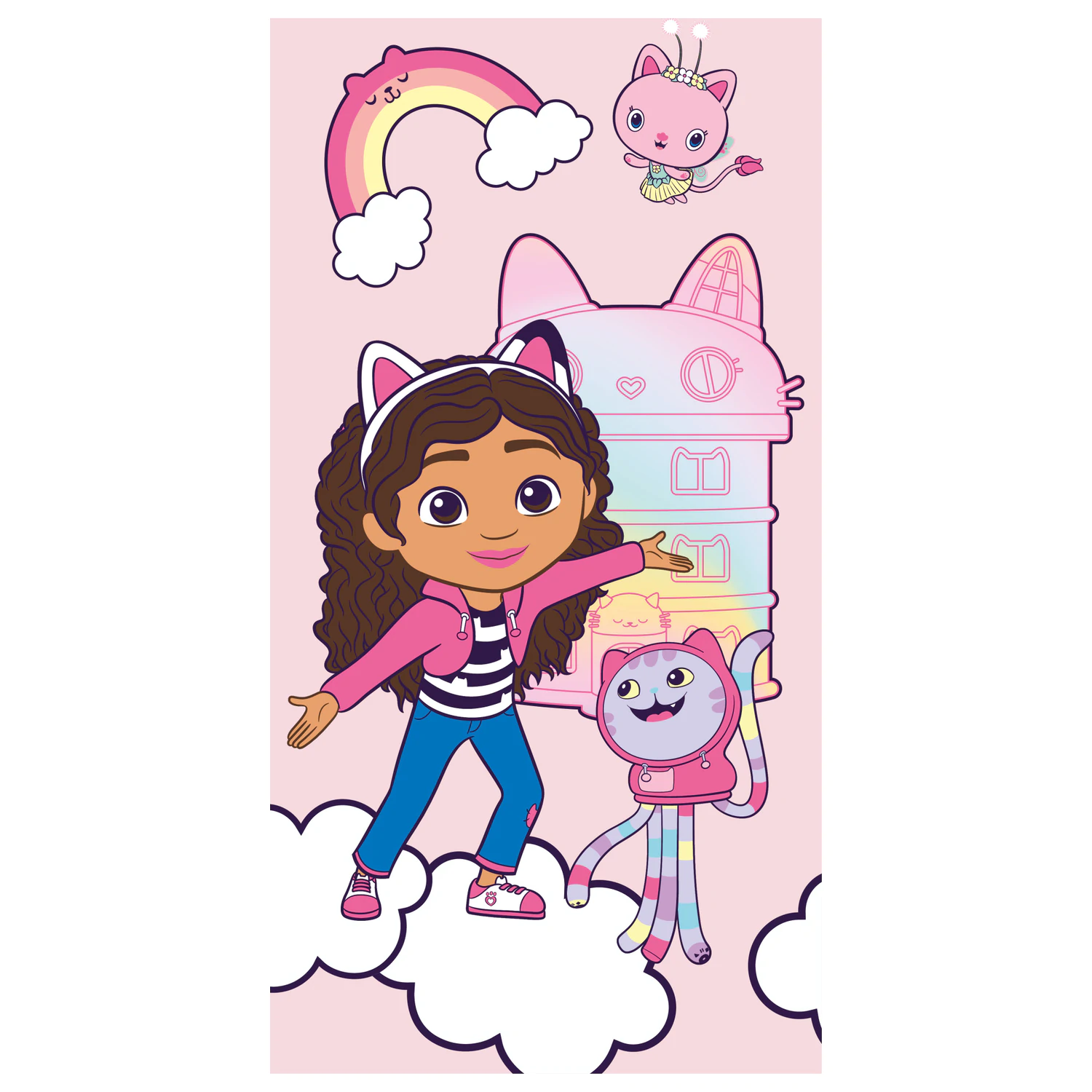 Gabi's Dollhouse Dreamland towel product photo
