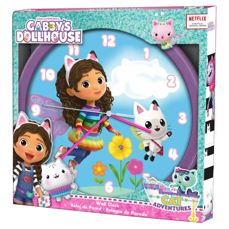 Gabbys Dollhouse wallclock termékfotó