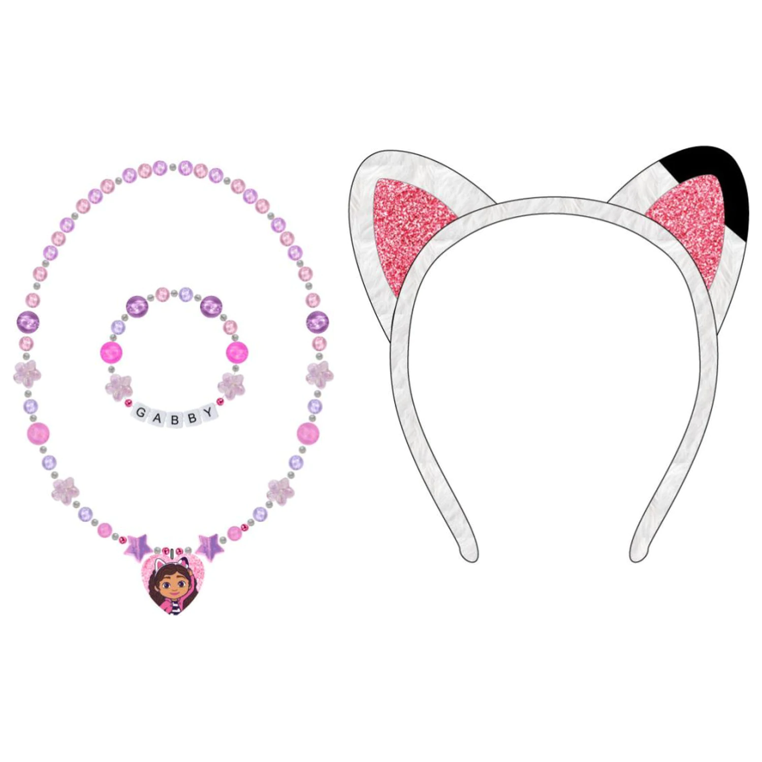 Gabi's Dollhouse Flower Jewelry and Headband Set product photo