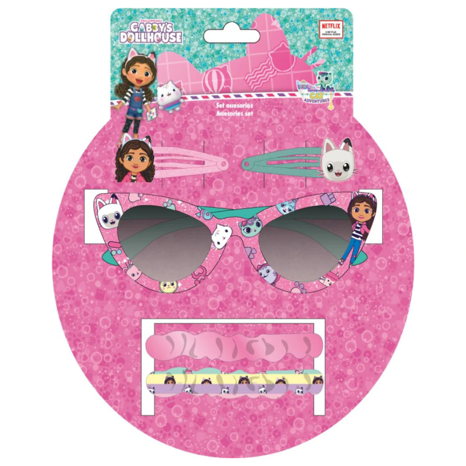 Gabi's Dollhouse Forever Sunglasses and Hair Accessory Set product photo