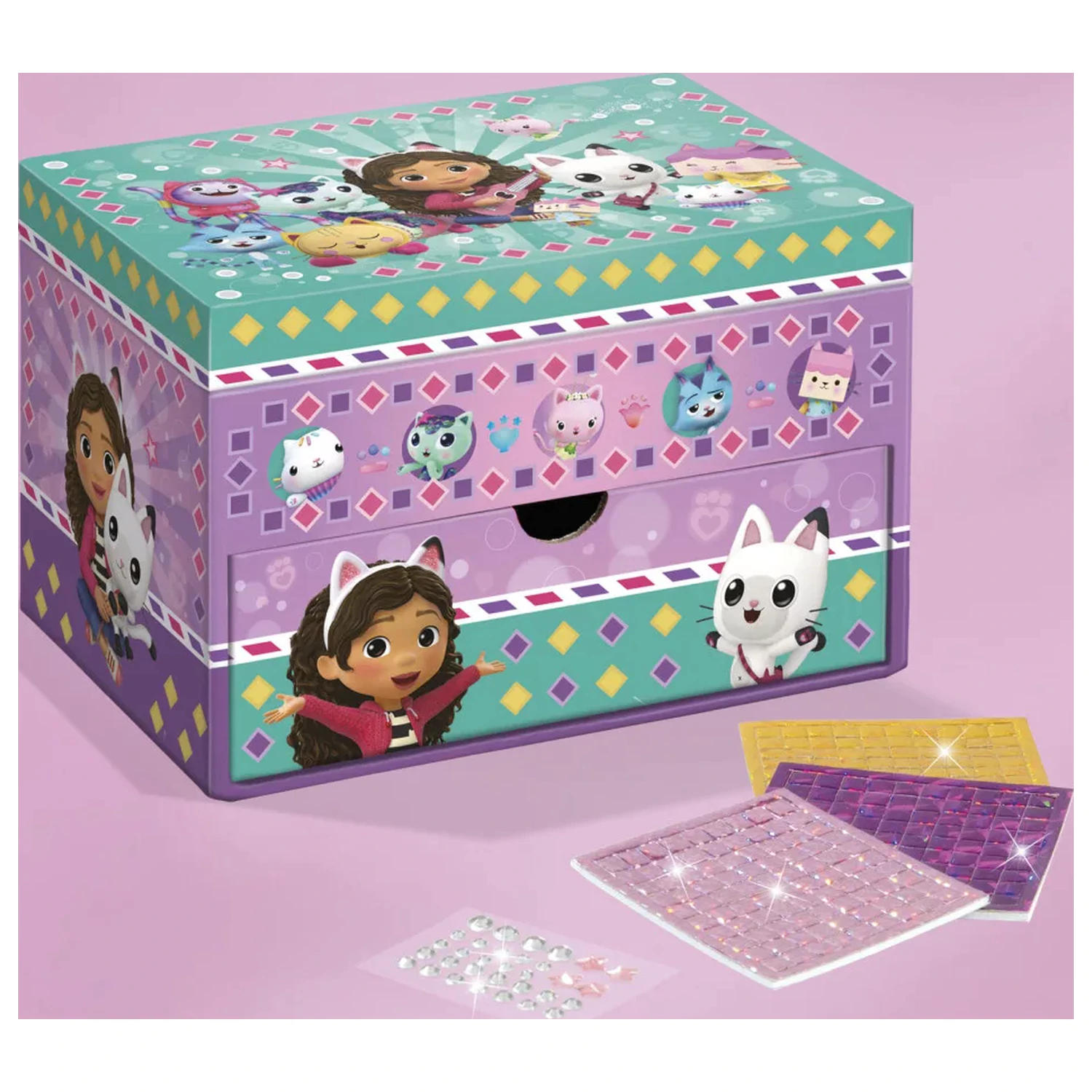 Gabi Dollhouse Friends Mosaic Jewelry Box product photo