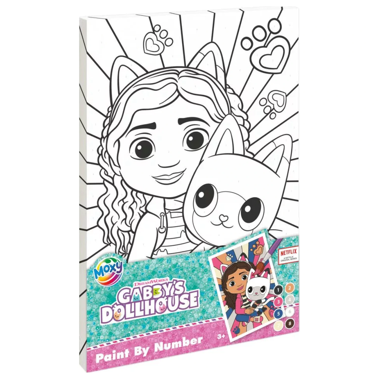 Gabi's Dollhouse Friends Numerous Coloring Set product photo