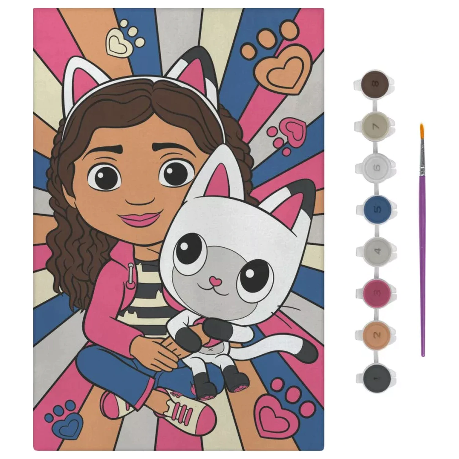 Gabi's Dollhouse Friends Numerous Coloring Set product photo