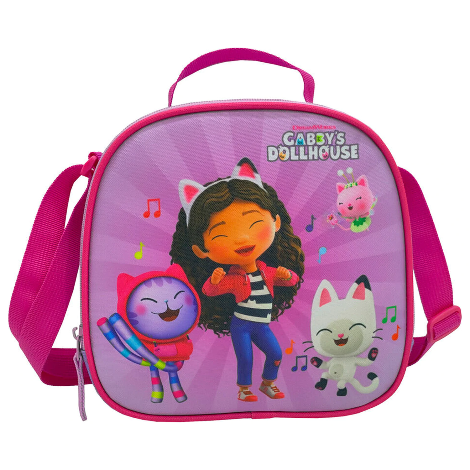 Gabbys Dollhouse Trolley set + pencil case + lunch bag product photo