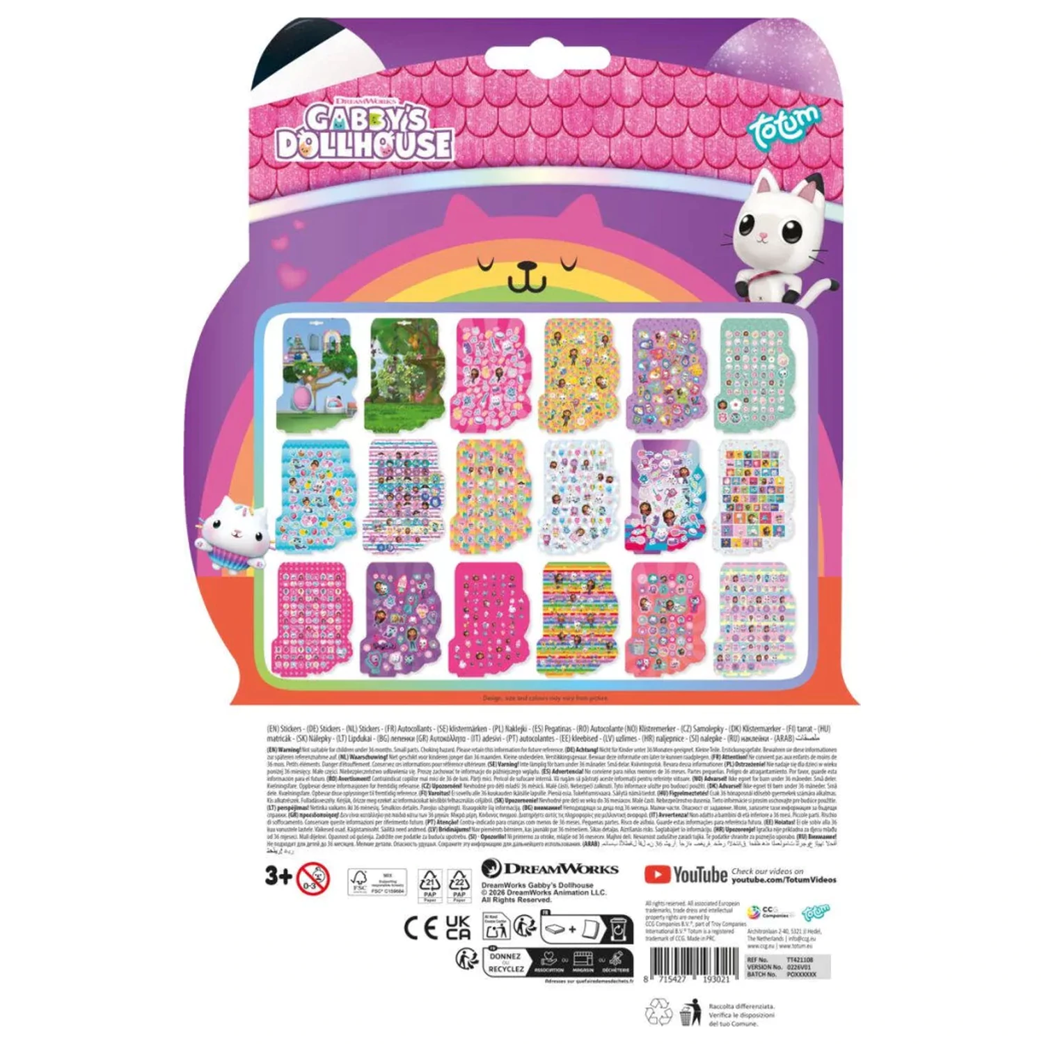 Gabi Dollhouse Happy Shape A4 Sticker Album product photo