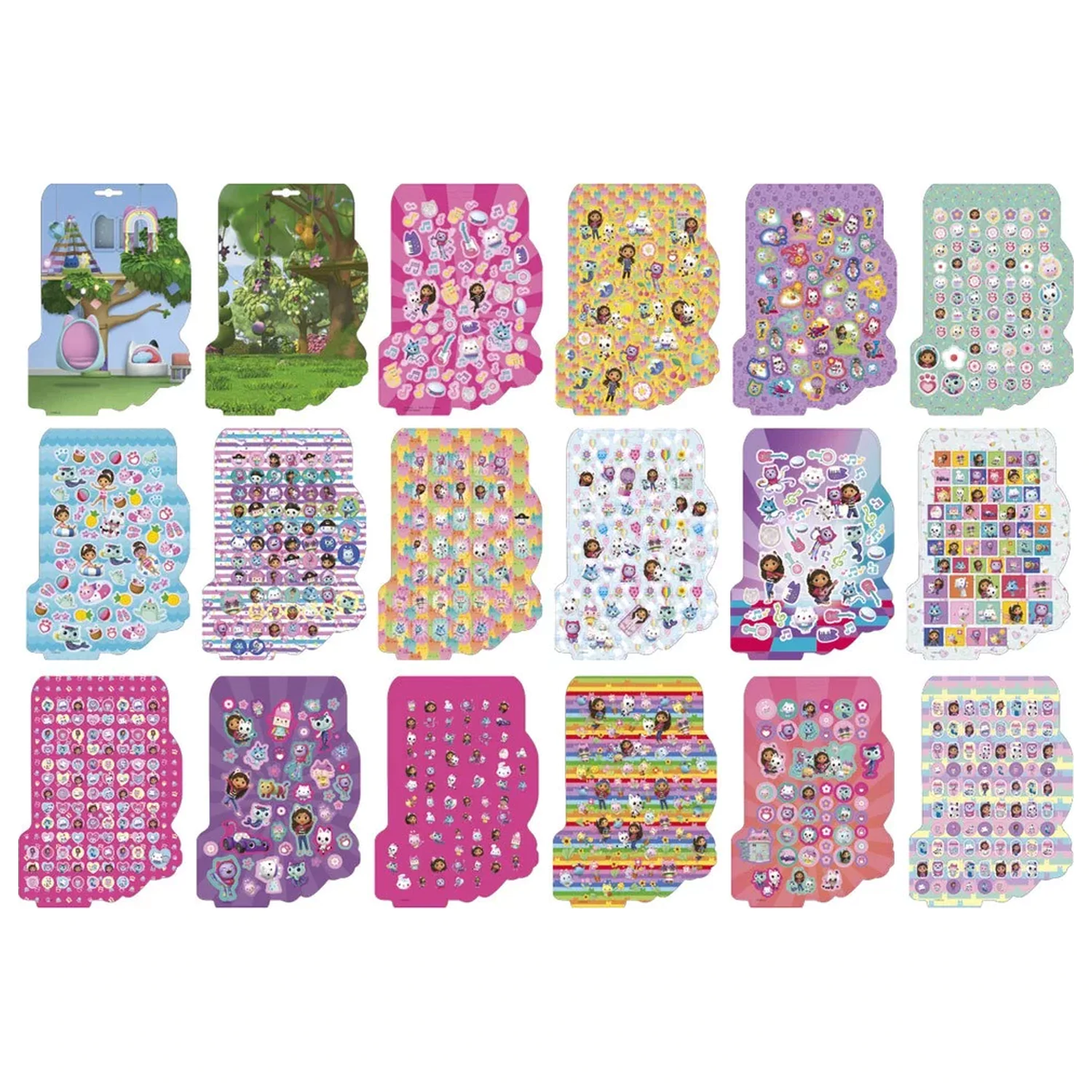 Gabi Dollhouse Happy Shape A4 Sticker Album product photo