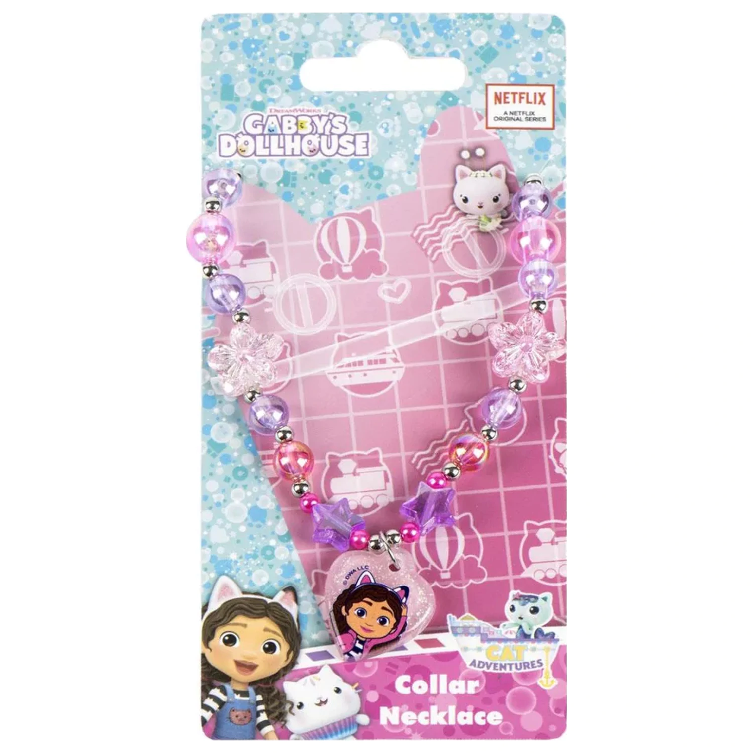 Gabi Dollhouse Heart Beaded Necklace product photo