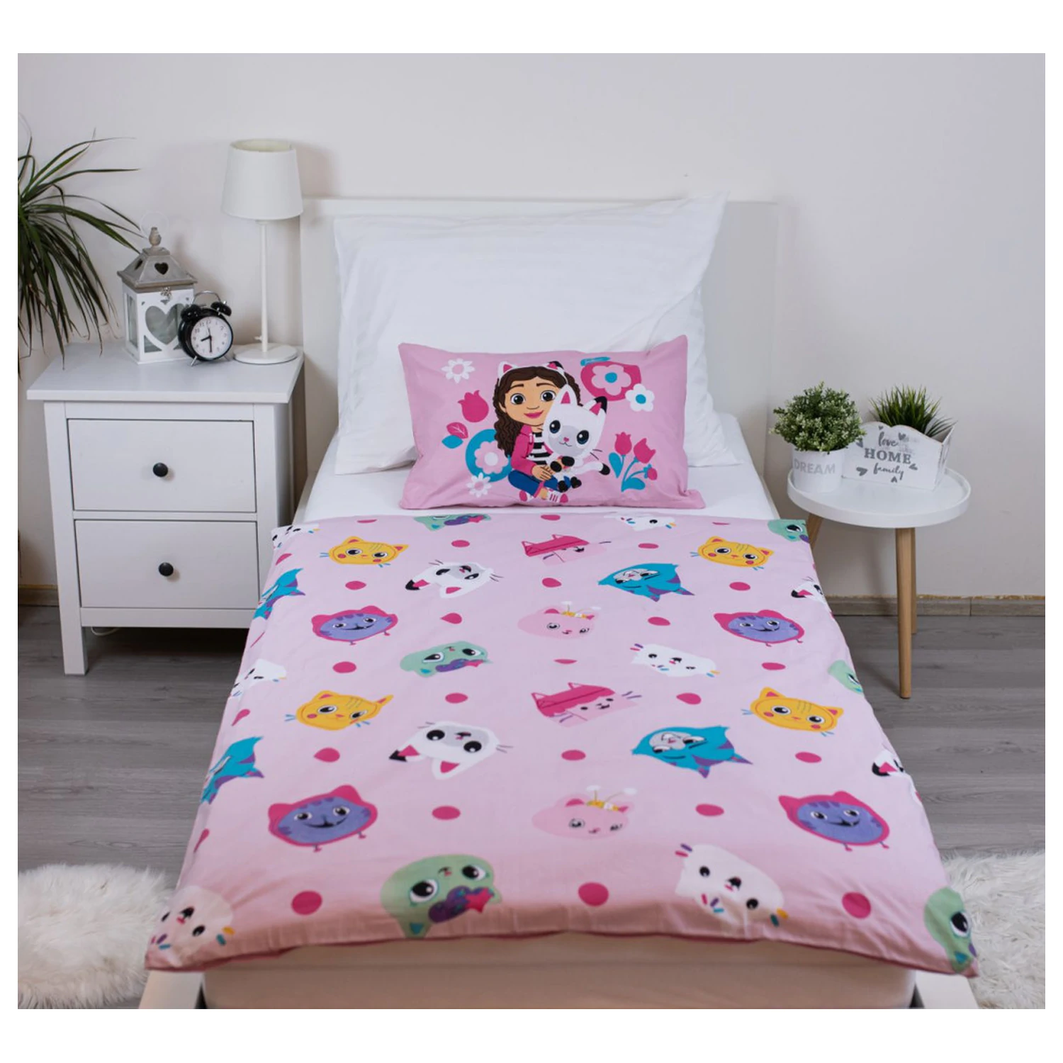 Gabi's Dollhouse Hey kid, kindergarten duvet cover product photo