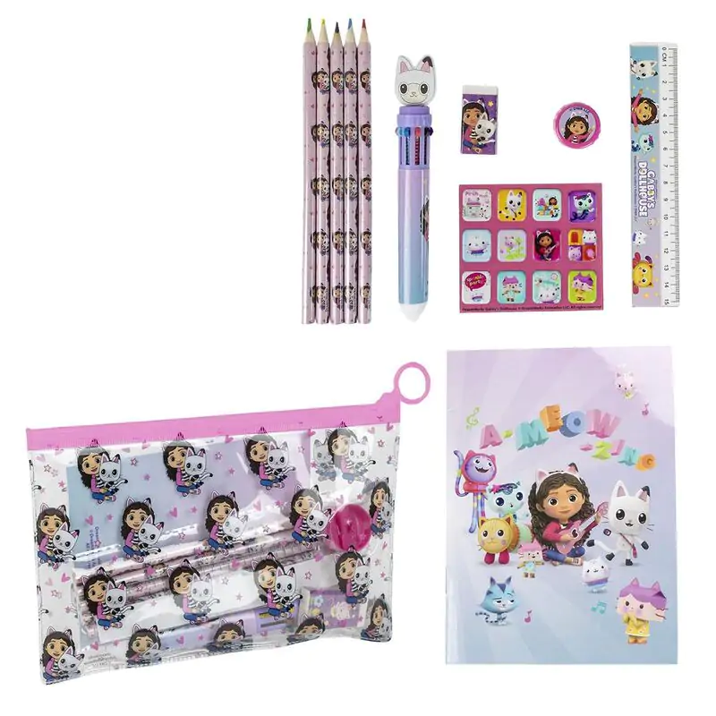 Gabbys Dollhouse stationary set product photo