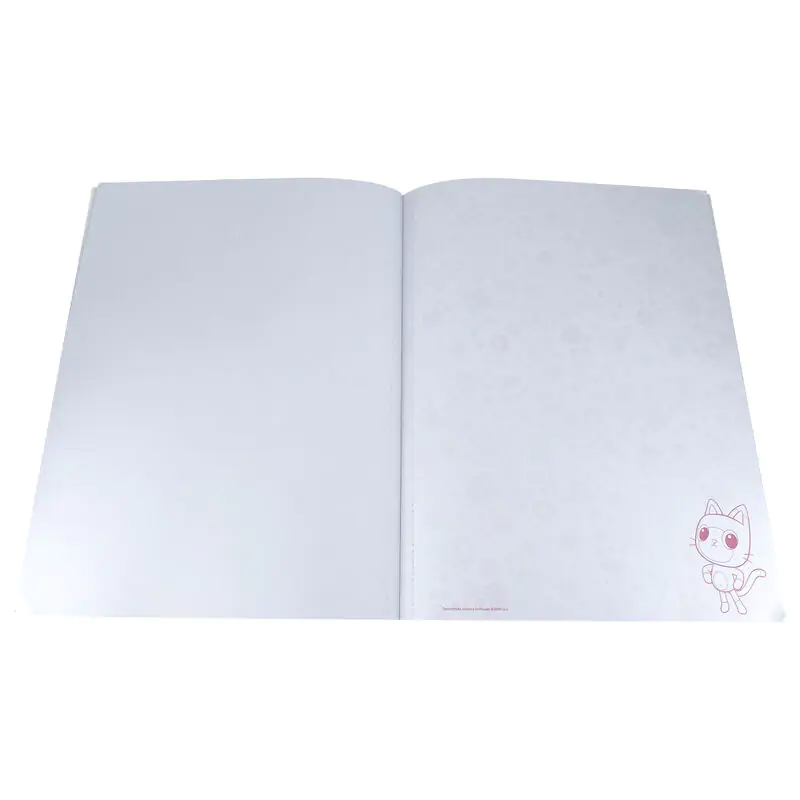 Gabbys Dollhouse notebook + 12 mini crayons set product photo