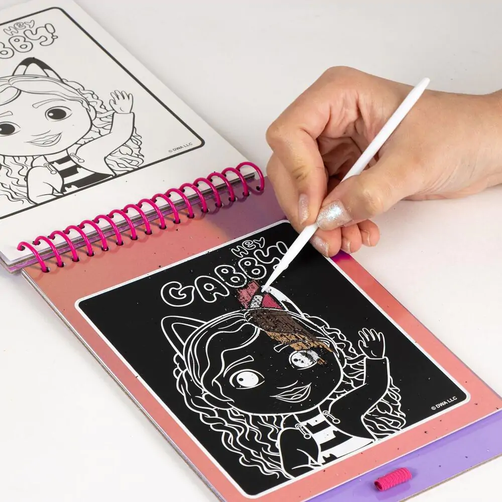 Gabbys Dollhouse scratch stationery set product photo