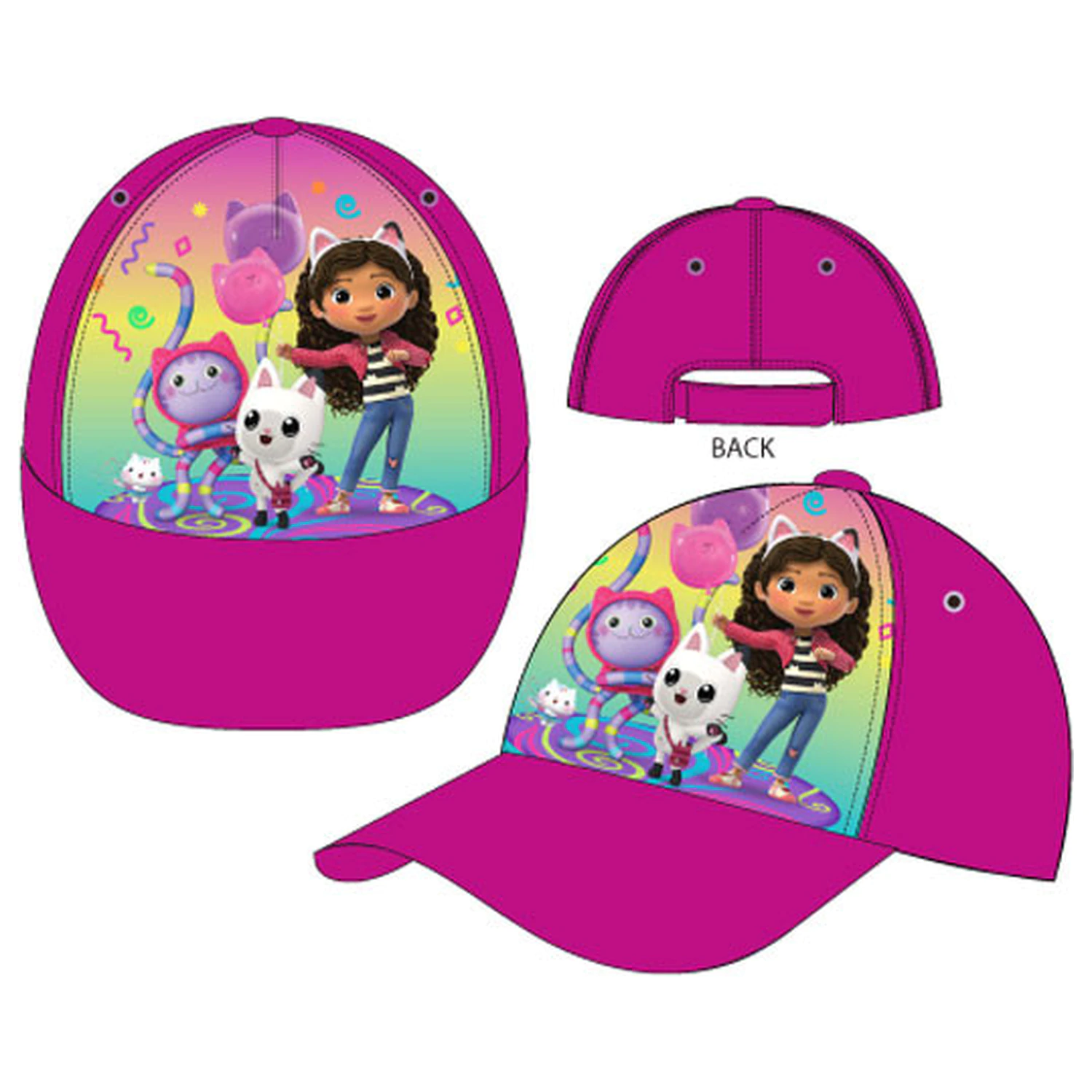 Gabi Dollhouse Hello Kitty Crew Kids' Baseball Cap 54 cm product photo