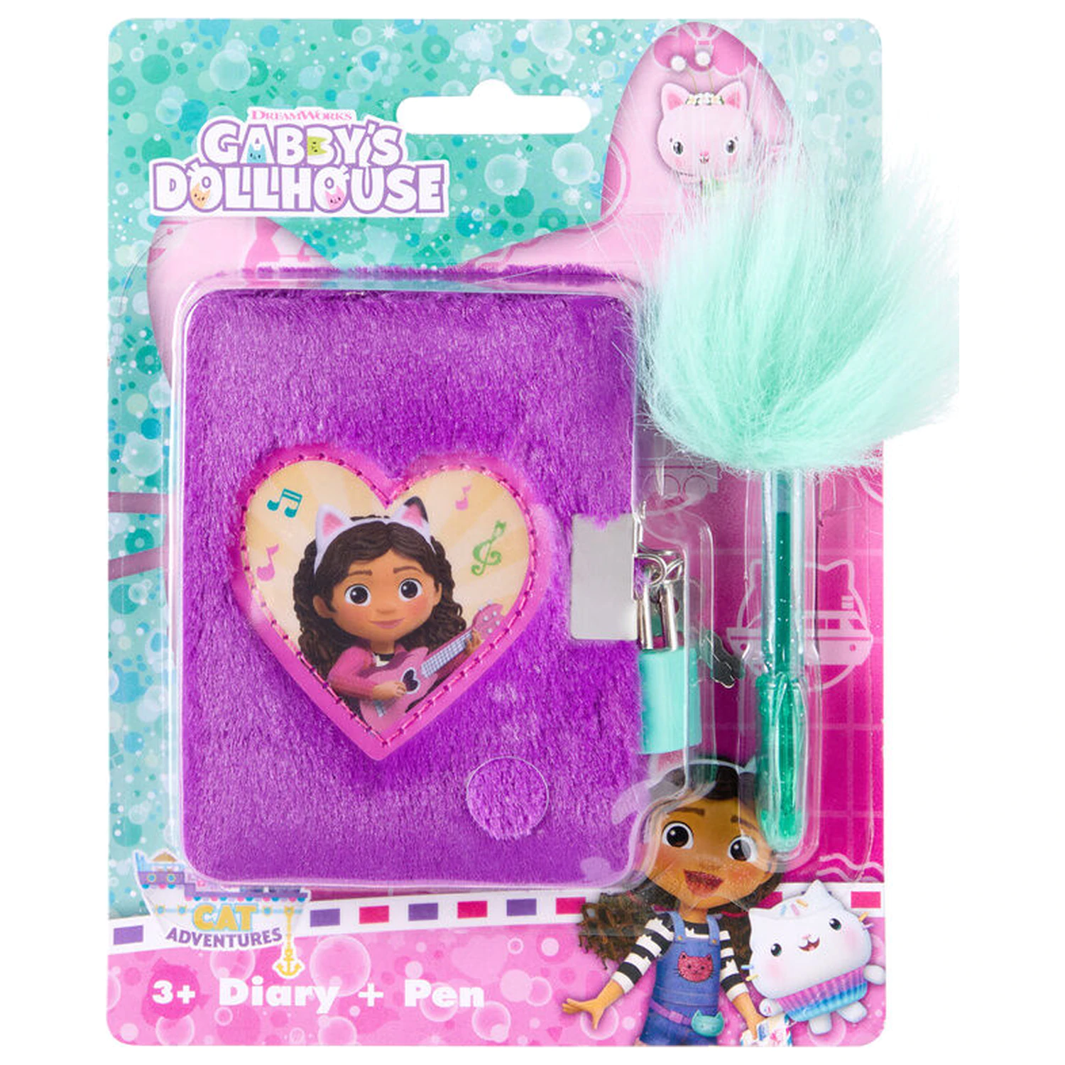 Gabbys Dollhouse diary and pen set product photo
