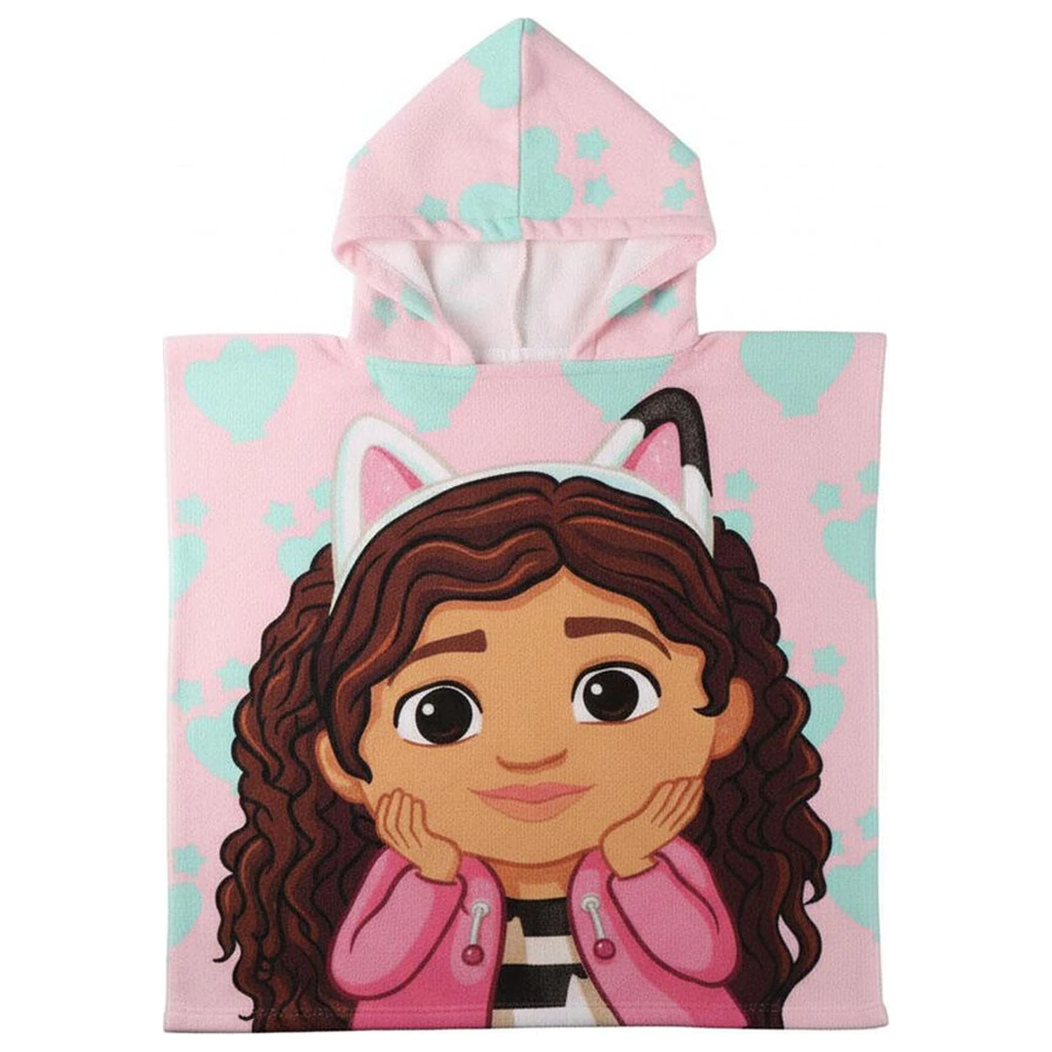 Gabbys Dollhouse microfibre poncho beach towel product photo