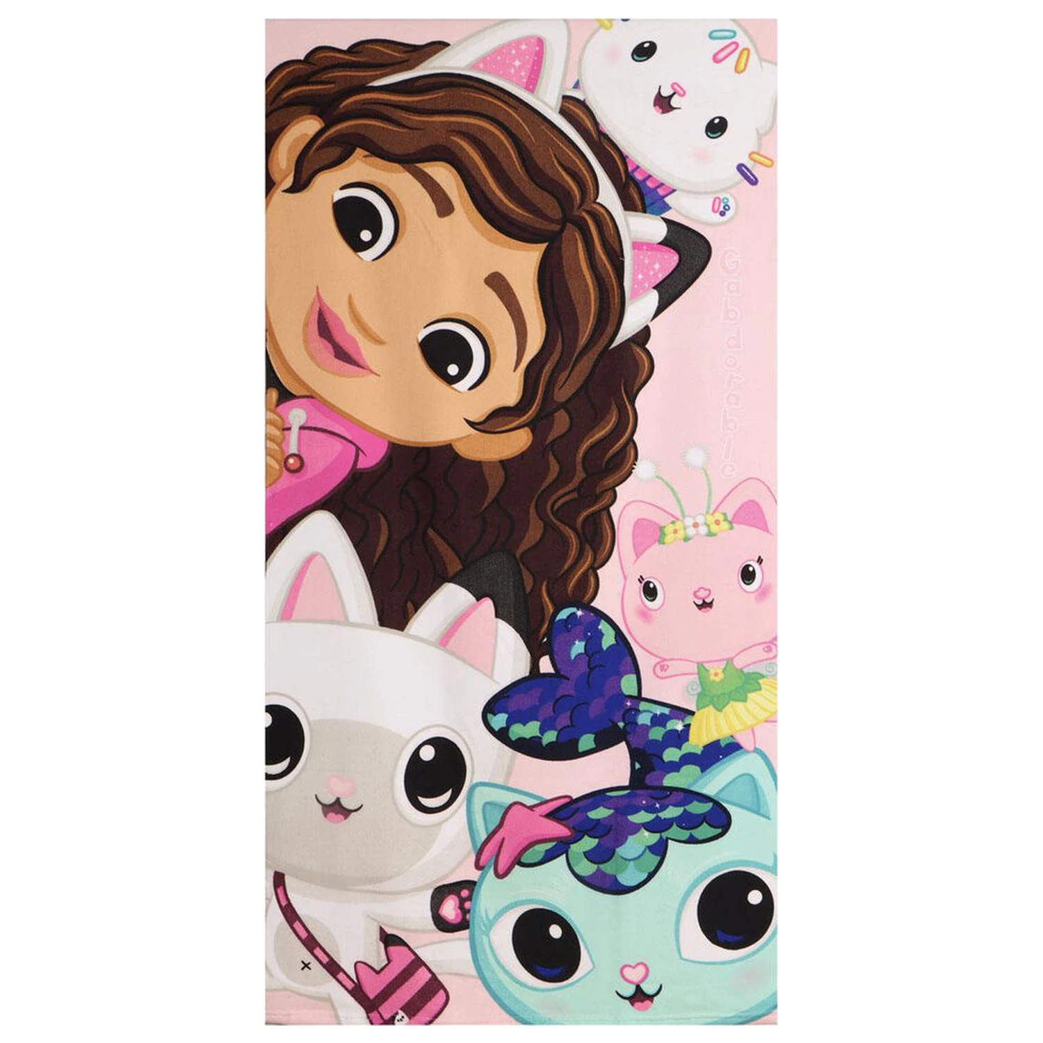 Gabbys Dollhouse microfibre beach towel product photo