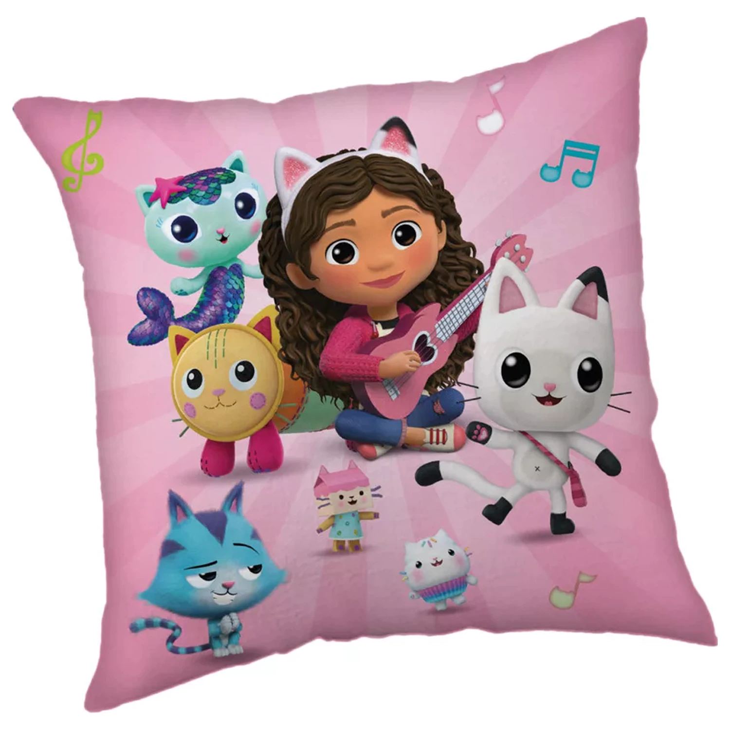 Gabby's Dollhouse Music cushion, decorative pillow 40x40 cm product photo