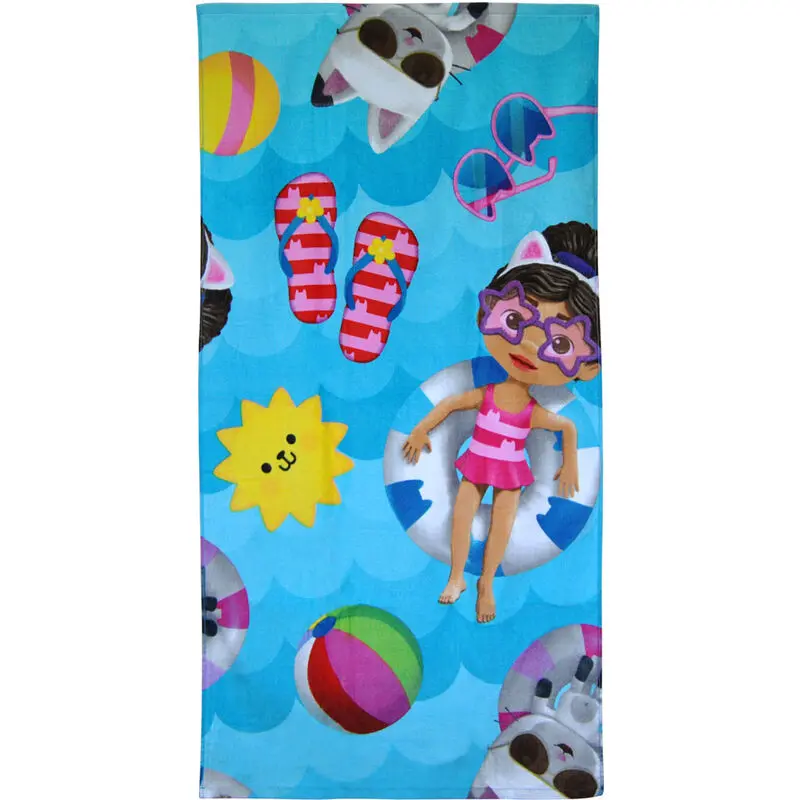 Gabbys Dollhouse cotton beach towel termékfotó