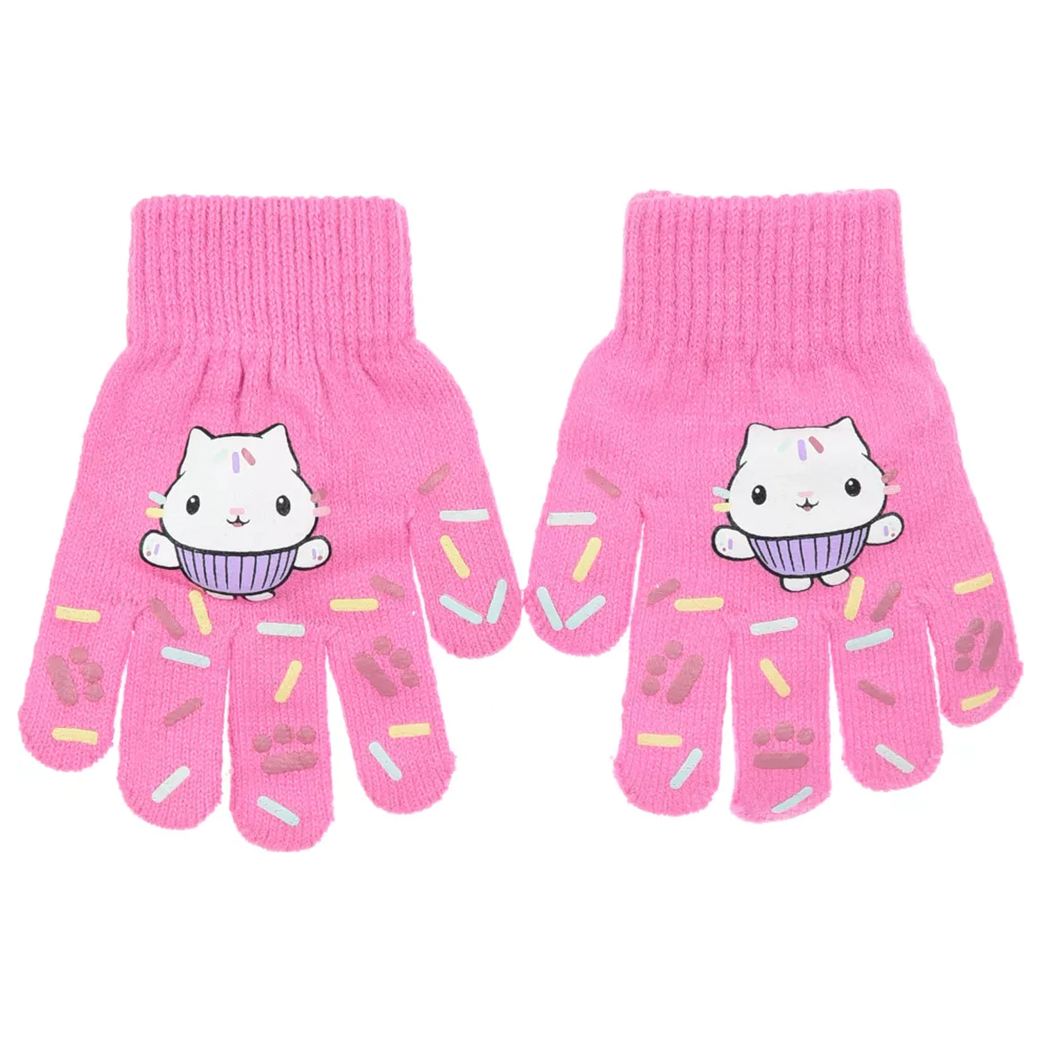 Gabby's Dollhouse Pandy Paws kids gloves product photo