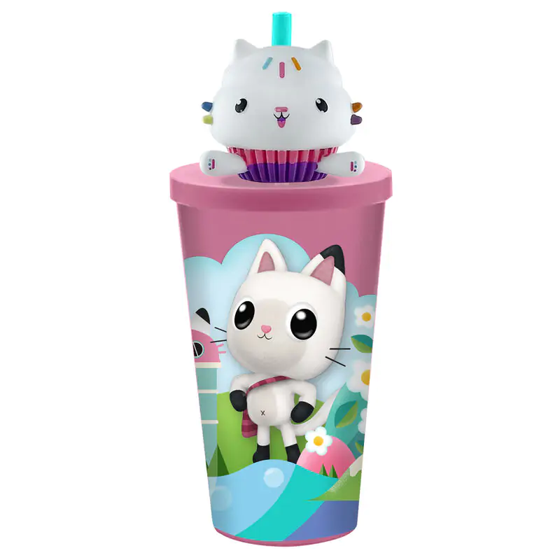 Gabbys Dollhouse 3D topper cane tumpler 500ml product photo
