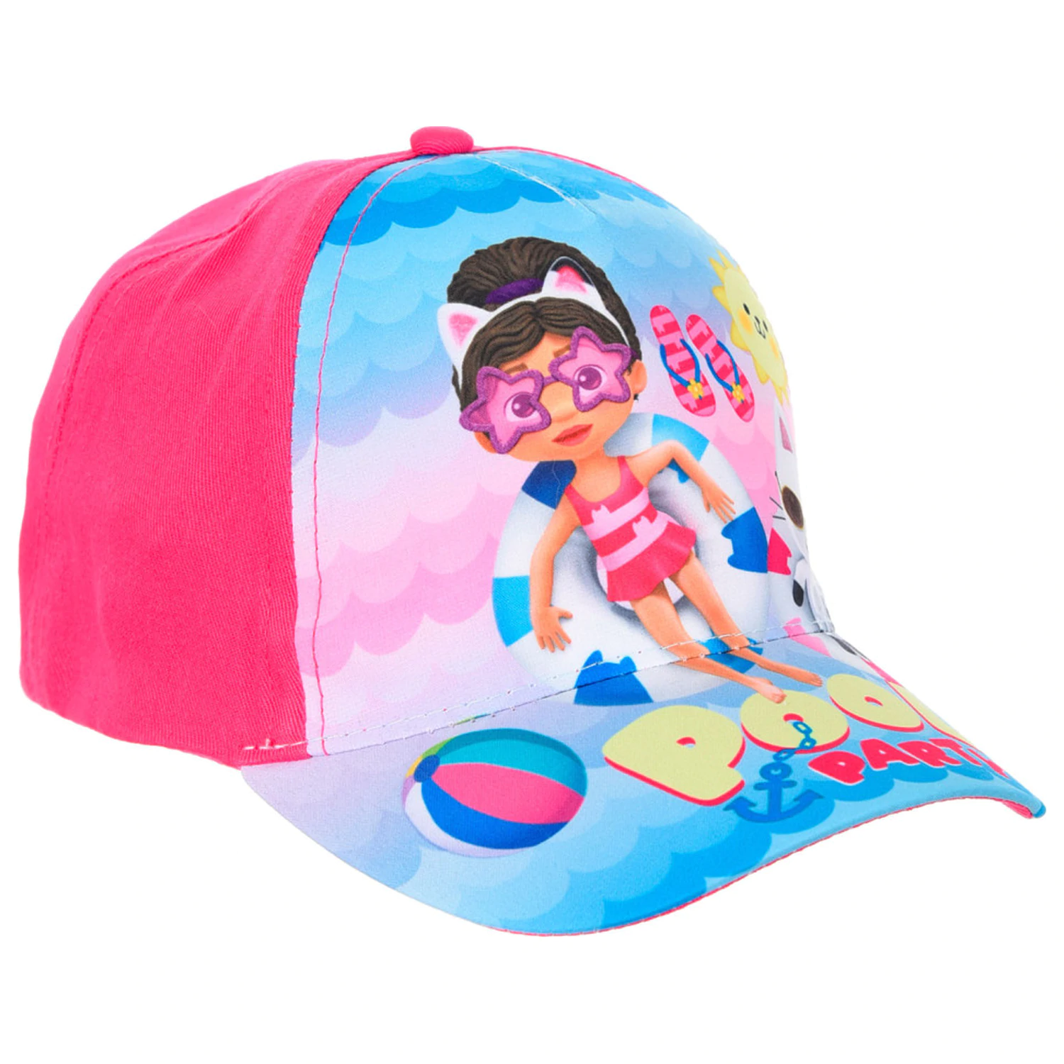 Gabi's Dollhouse Pool Party Pink kids' baseball cap 54 cm product photo