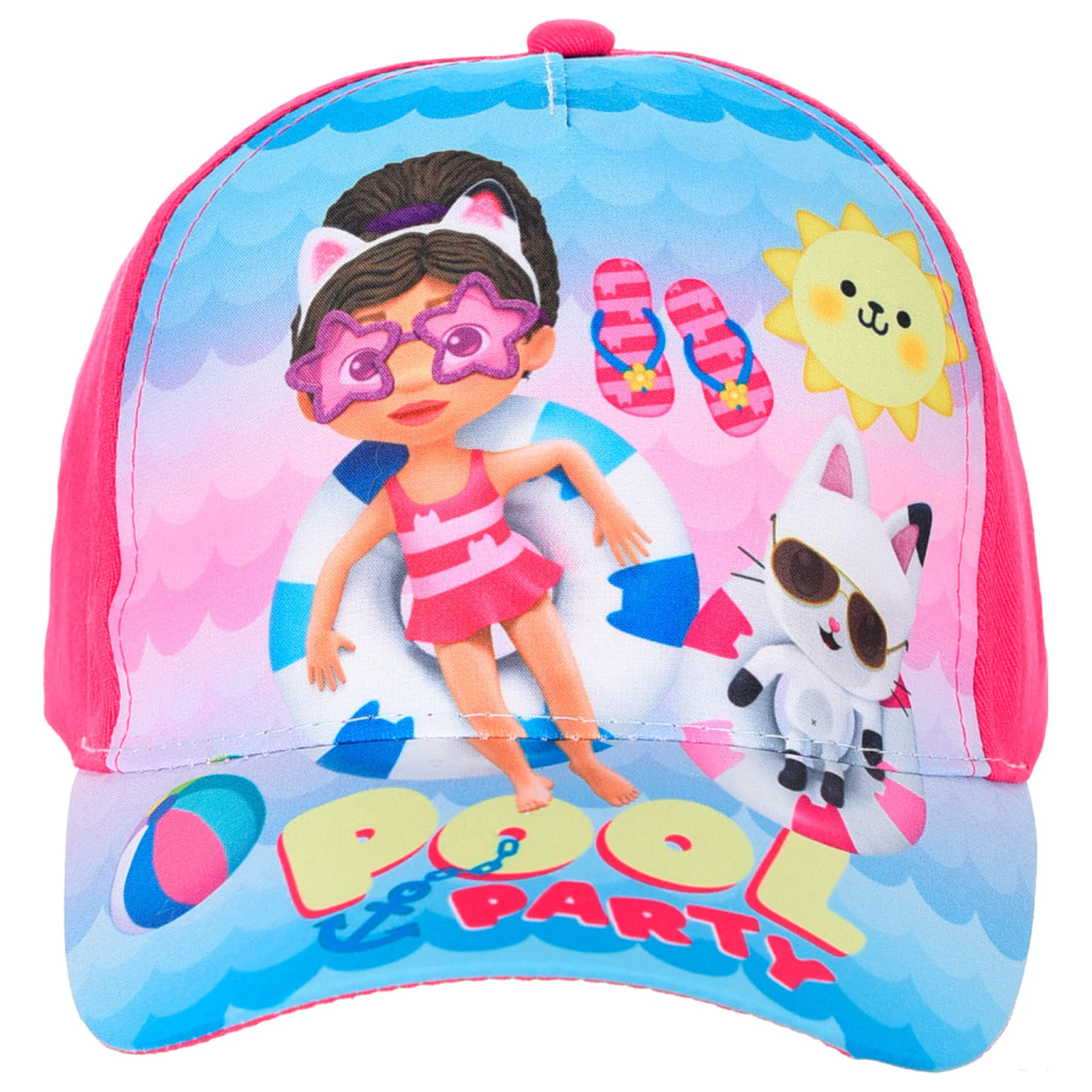 Gabi's Dollhouse Pool Party Pink kids' baseball cap 54 cm product photo