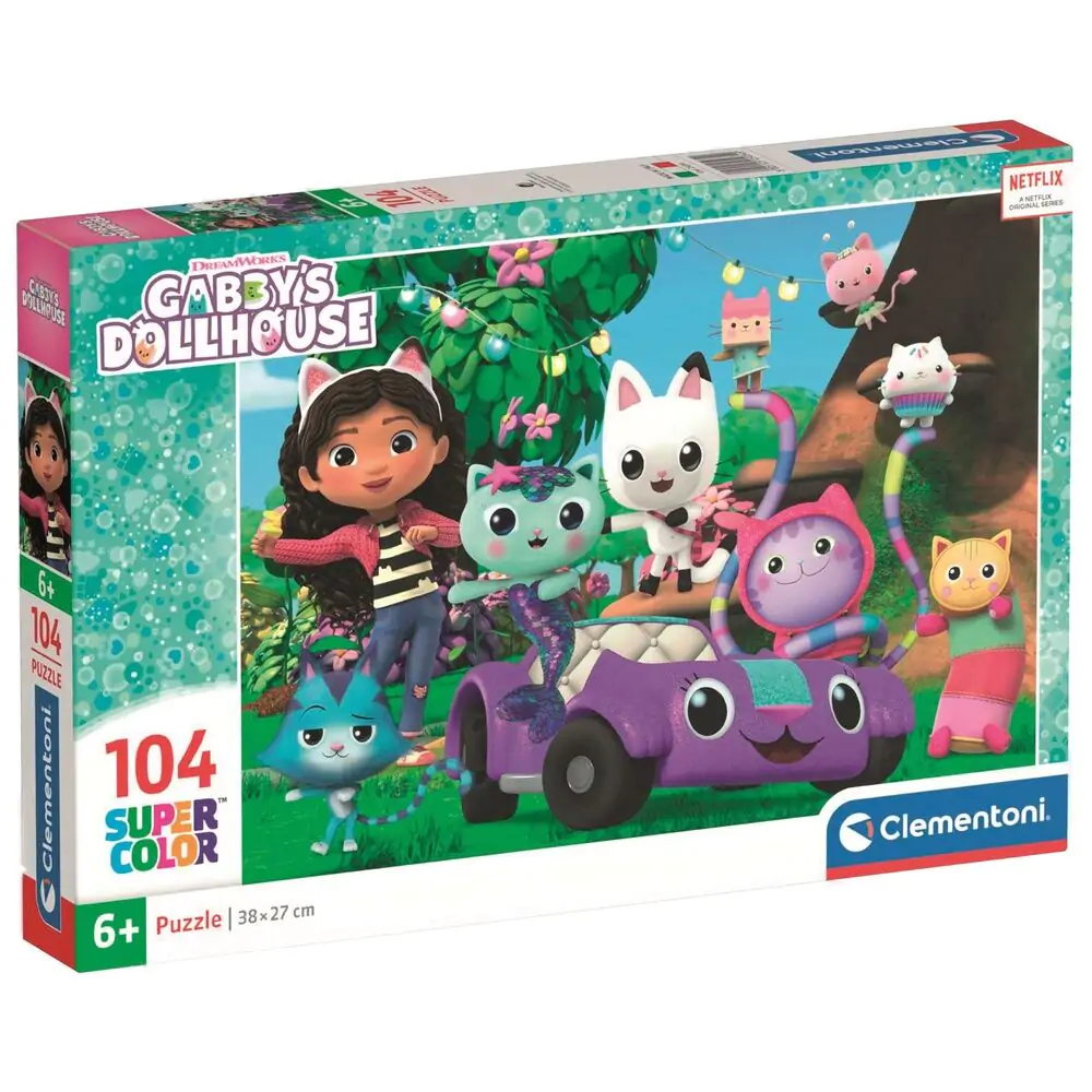 Gabbys Dollshouse puzzle 104pcs product photo