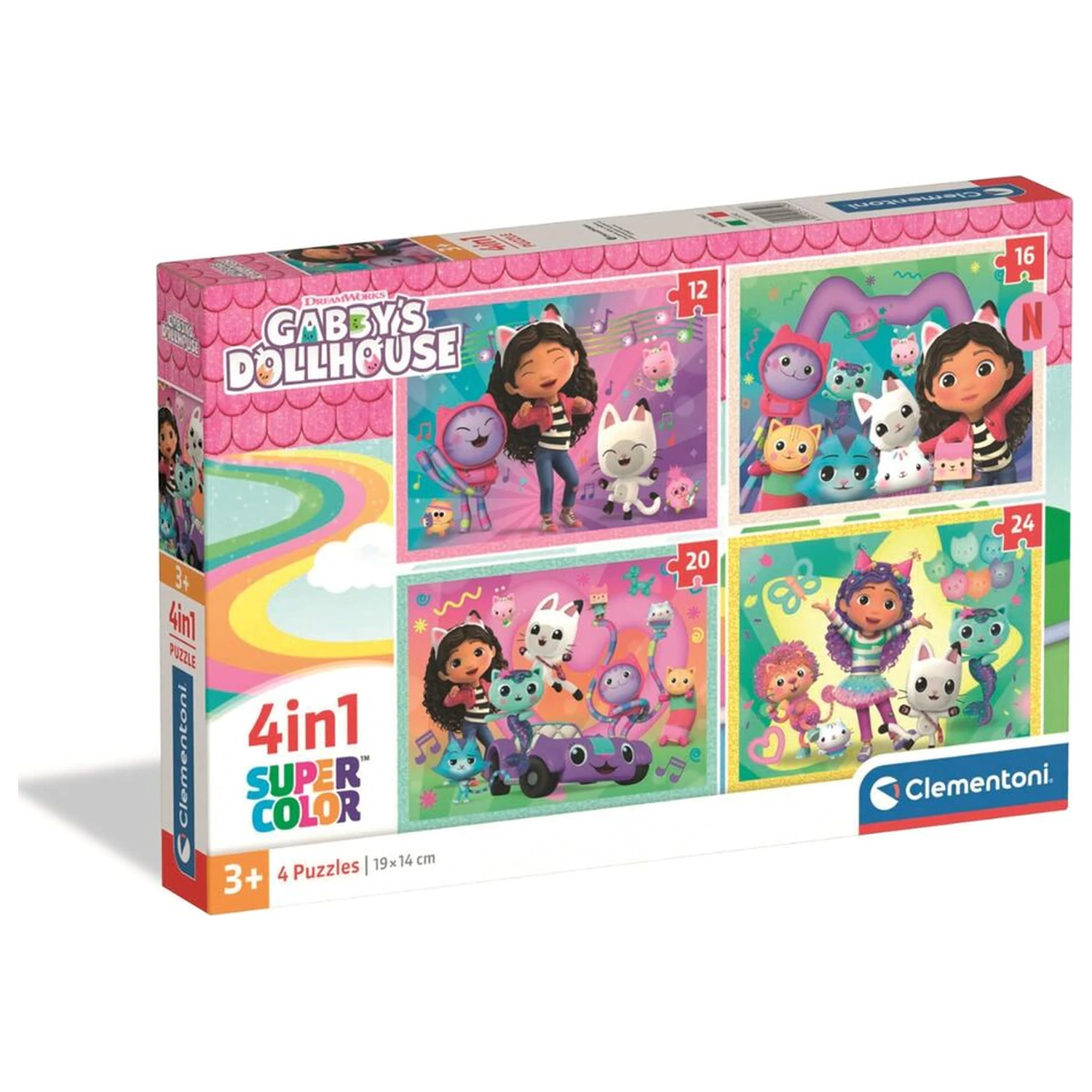 Gabbys Dollhouse puzzle 12-16-20-24pcs product photo