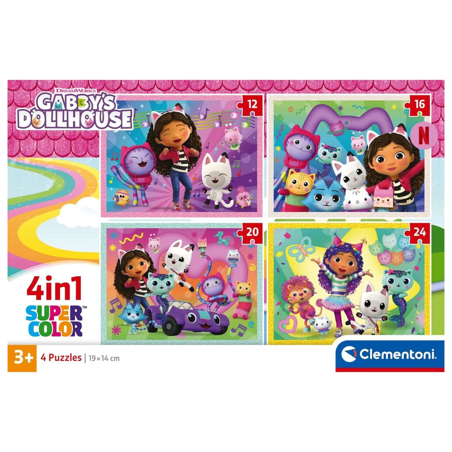 Gabbys Dollhouse puzzle 12-16-20-24pcs product photo