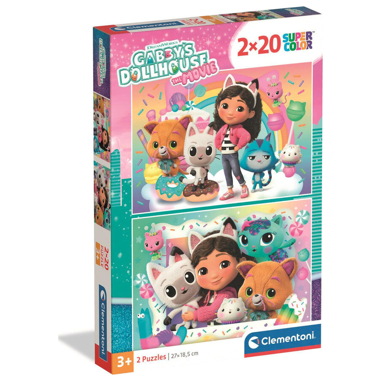 Gabbys Dollhouse puzzle 2x20pcs product photo