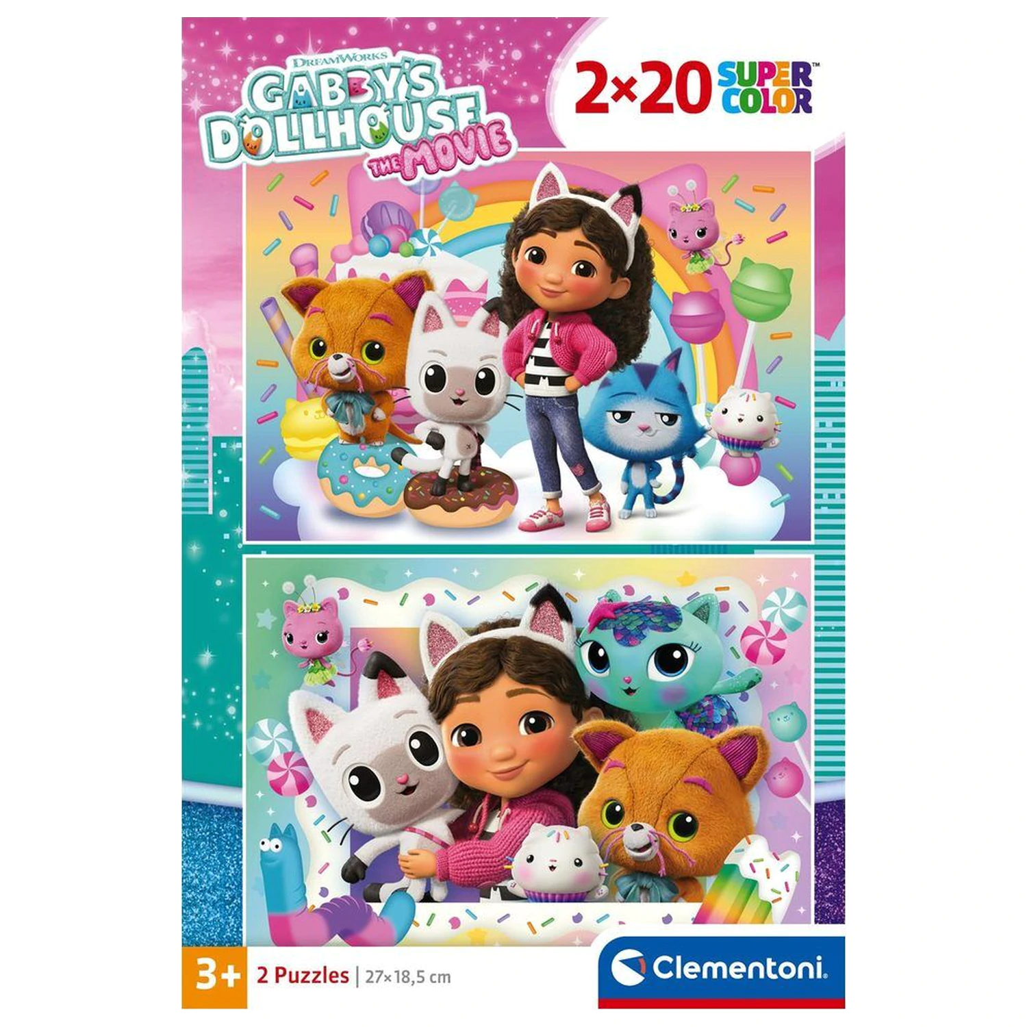 Gabbys Dollhouse puzzle 2x20pcs product photo