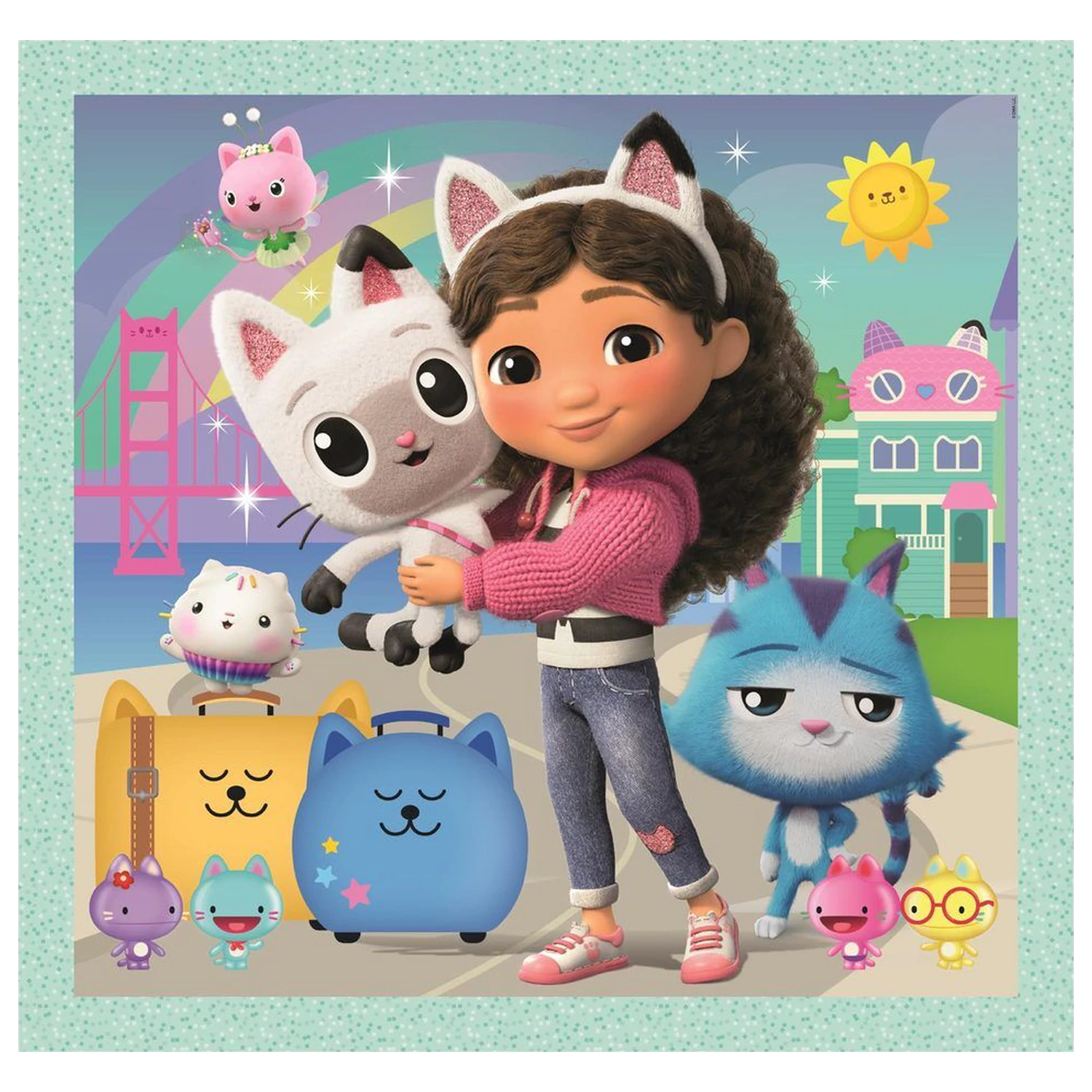 Gabbys Dollhouse puzzle 3x48pcs product photo