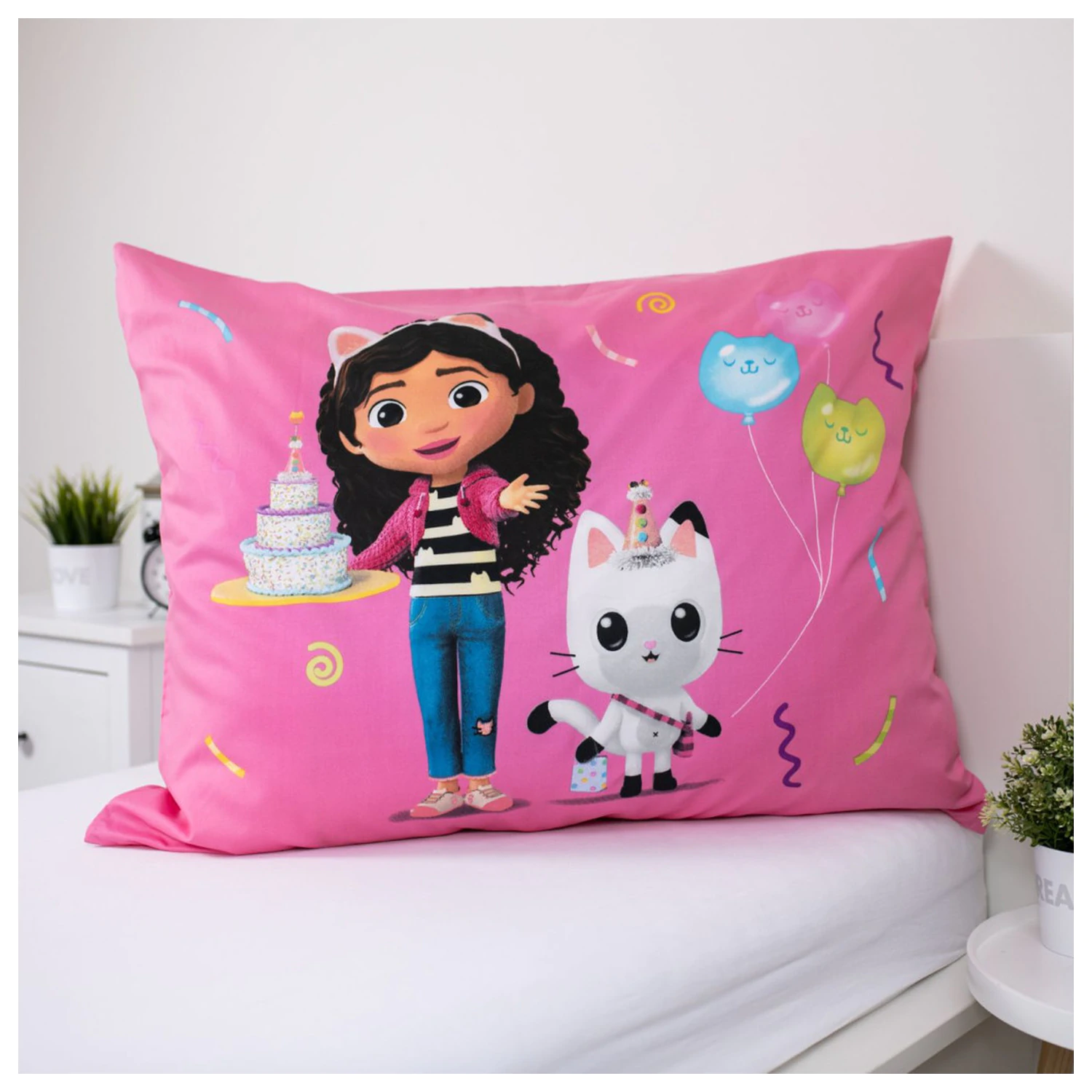 Gabi Dollhouse Rainbow Party Duvet Cover product photo