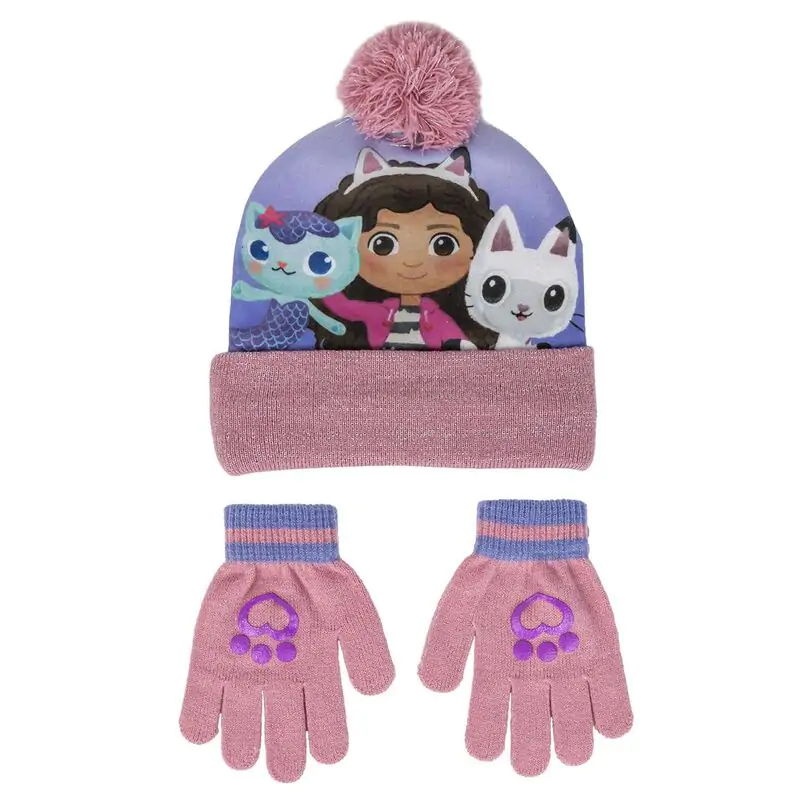 Gabbys Dolls House hat and gloves set product photo