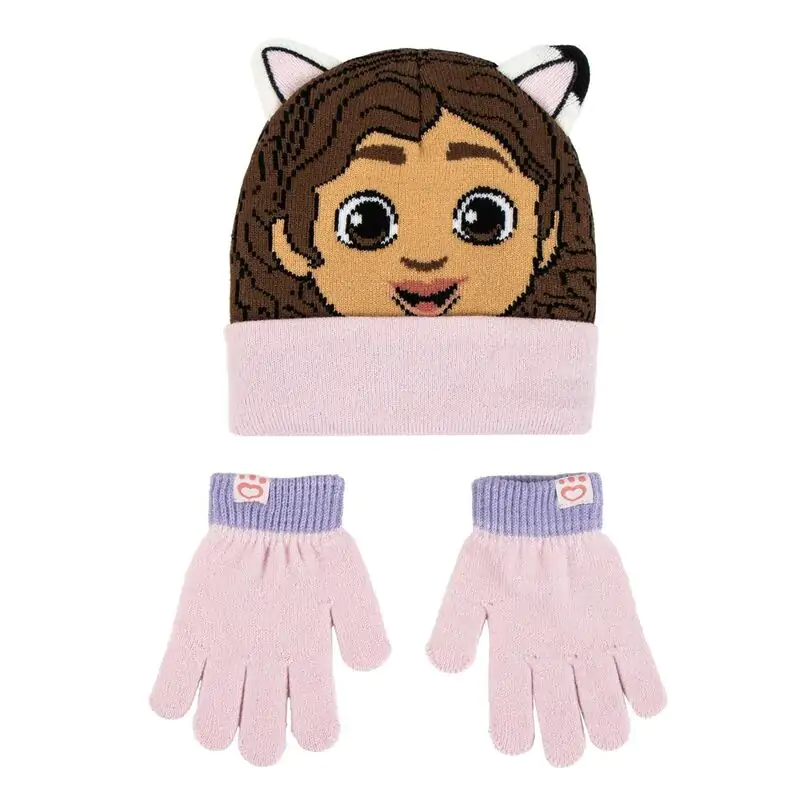 Gabbys Dolls House hat and gloves set product photo