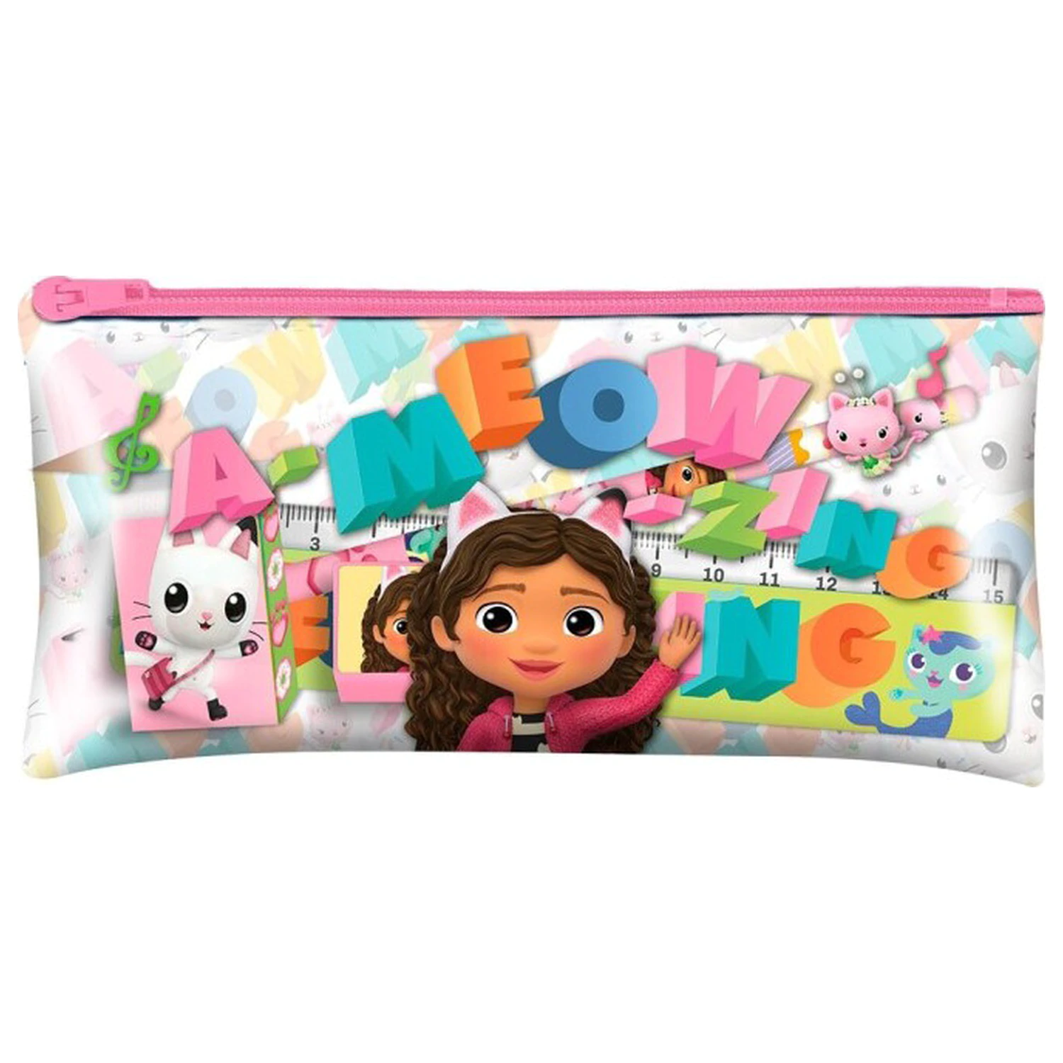 Gabby's Dollhouse Smoothie Land Fun Stationery Set 5 Pieces product photo