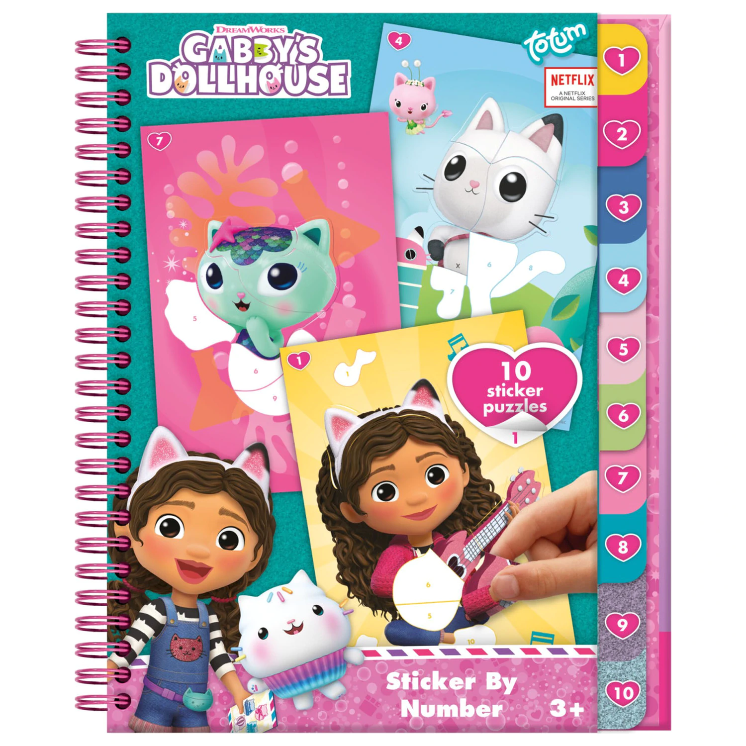Gabi's Dollhouse Sprinkle Party Puzzle Sticker and Coloring Set product photo
