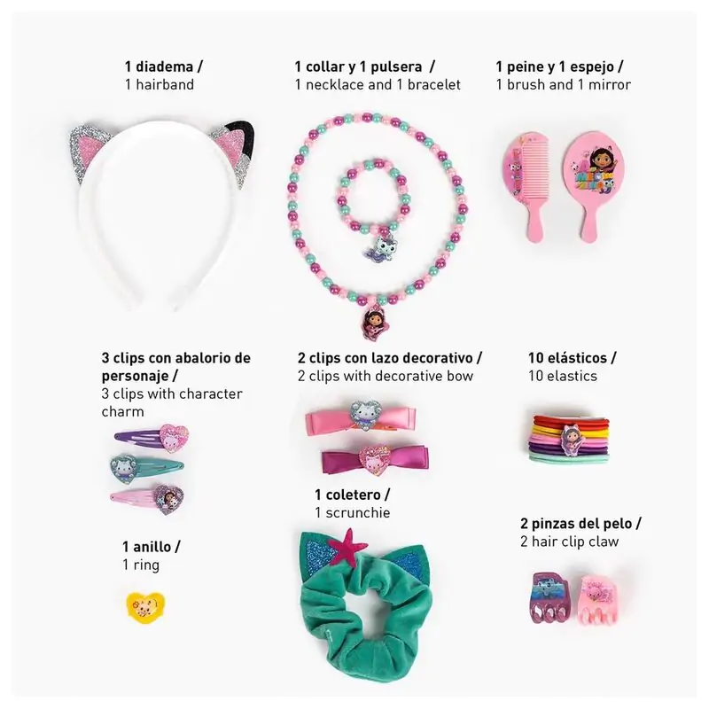 Gabbys Doll House beauty set product photo