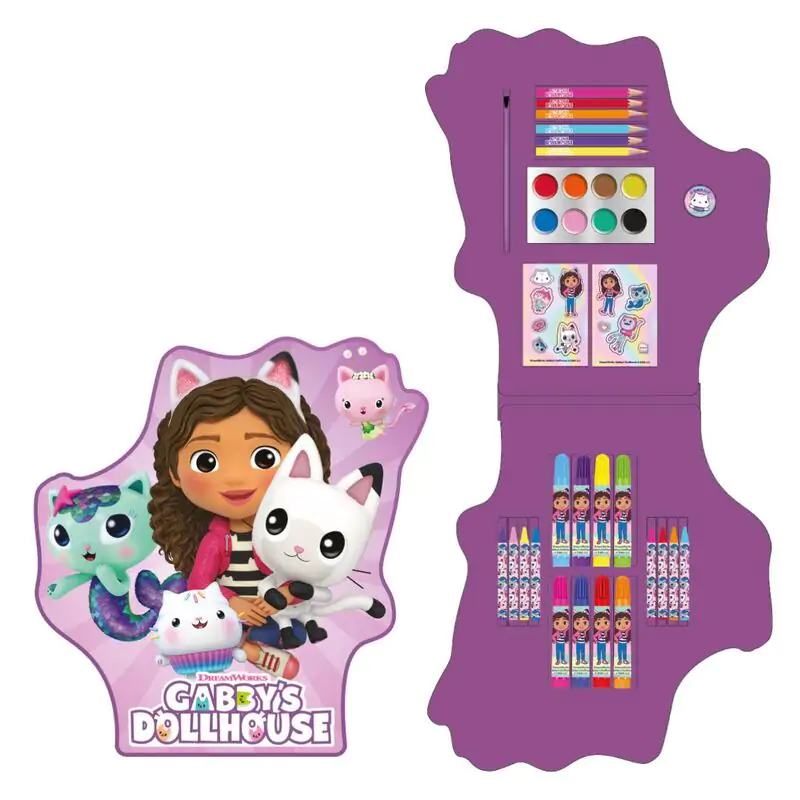 Gabbys Dollhouse colouring set product photo