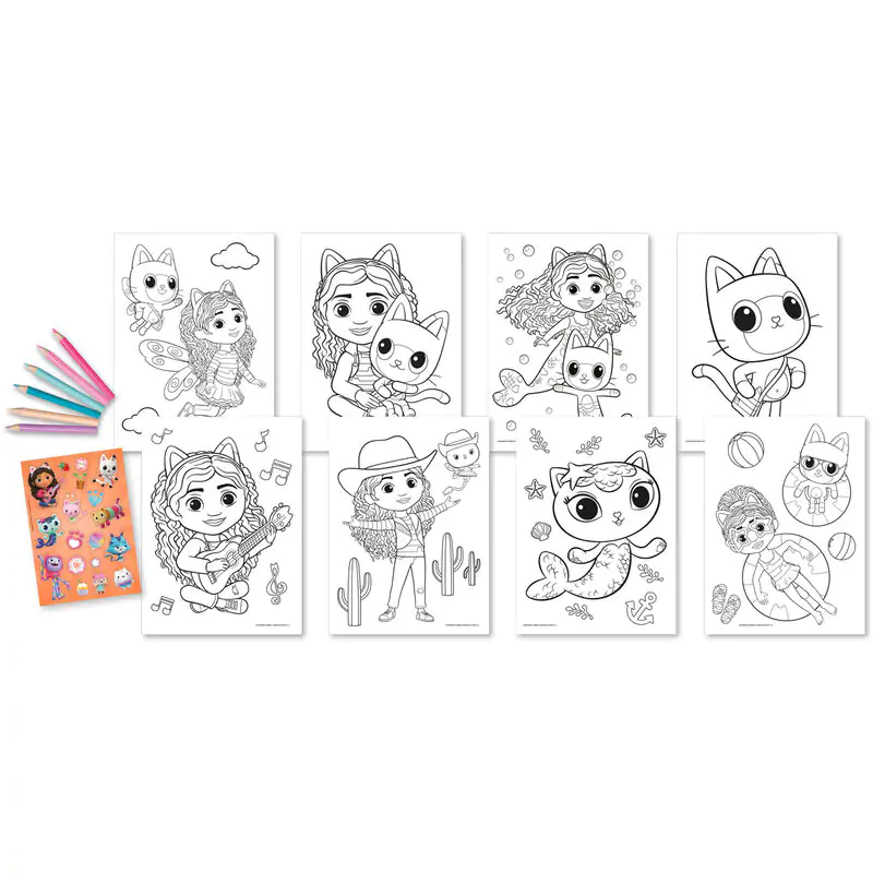 Gabbys Dollhouse coloring set + stickers termékfotó