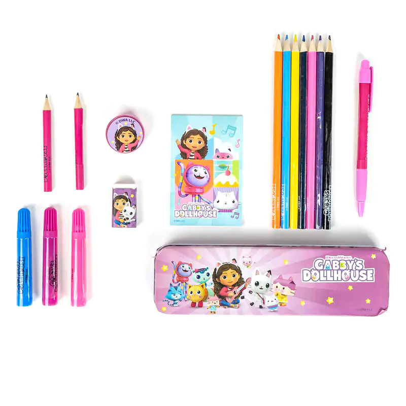 Gabbys Dollhouse colouring stationery set product photo