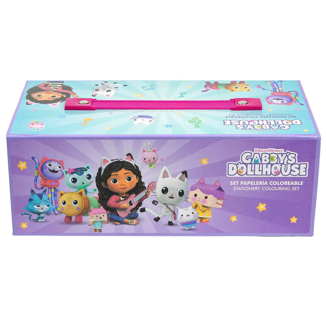 Gabbys Dolls House Colouring stationery case product photo
