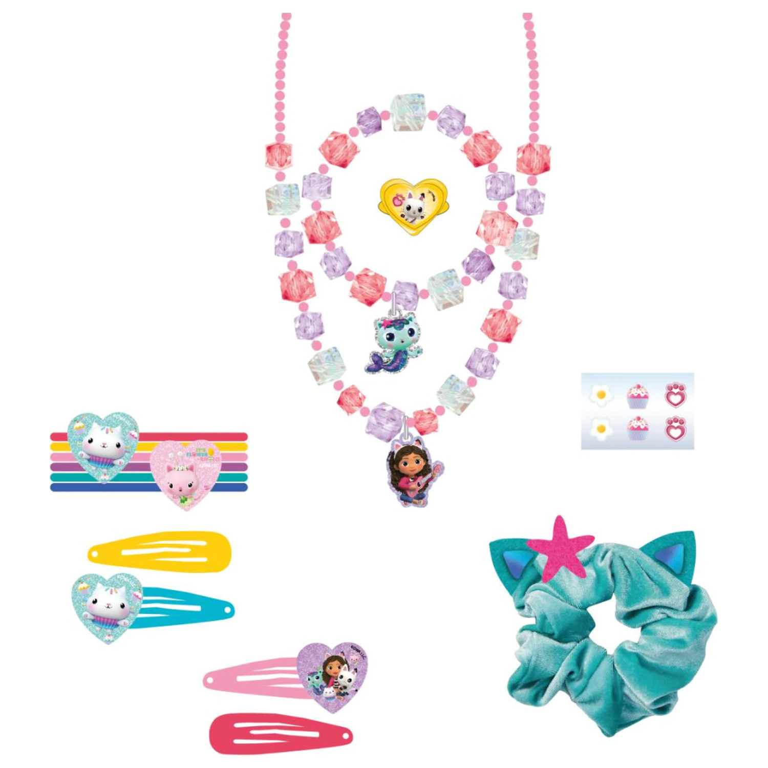 Gabi's Dollhouse Team Hair Accessory and Jewelry Set 15 pcs product photo