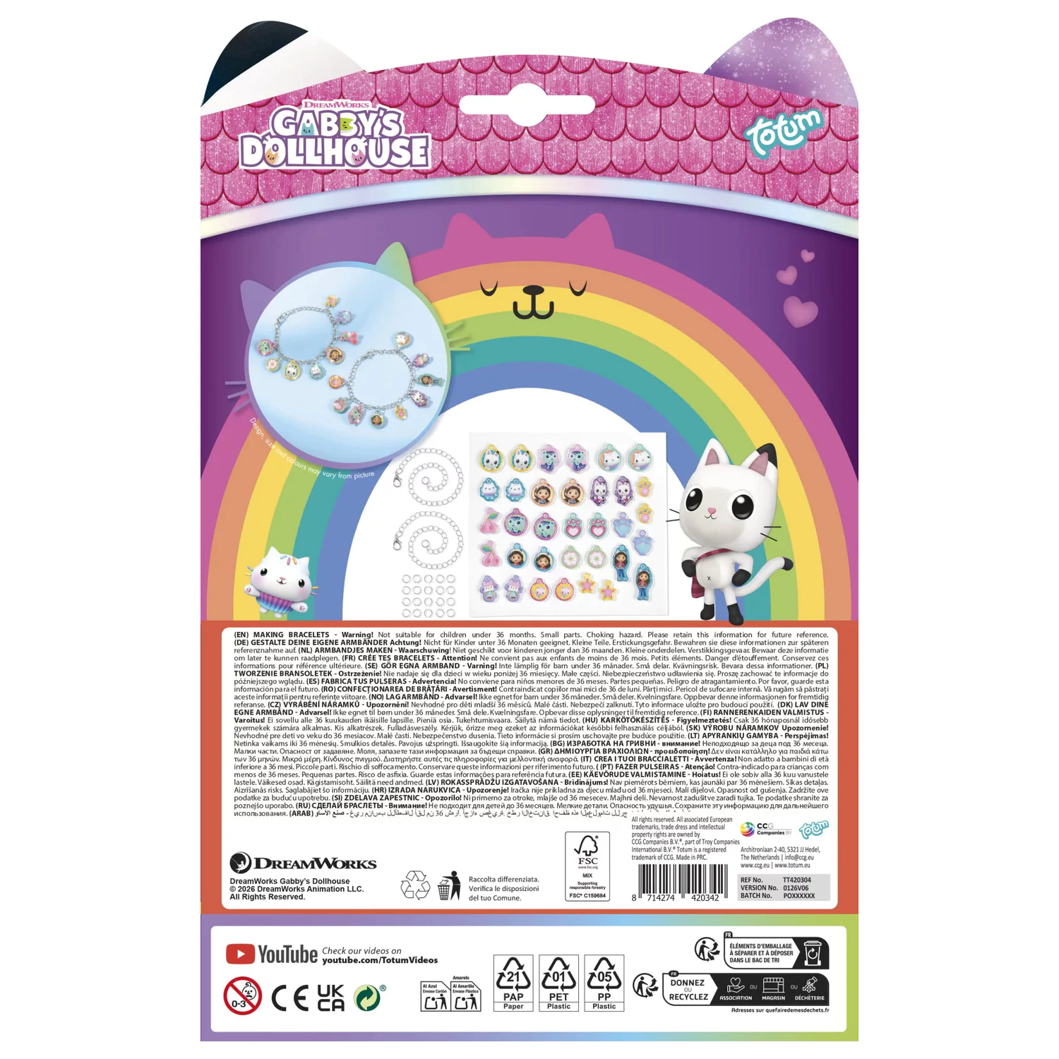 Gabi's Dollhouse Totum Charm Bracelet Making Set product photo