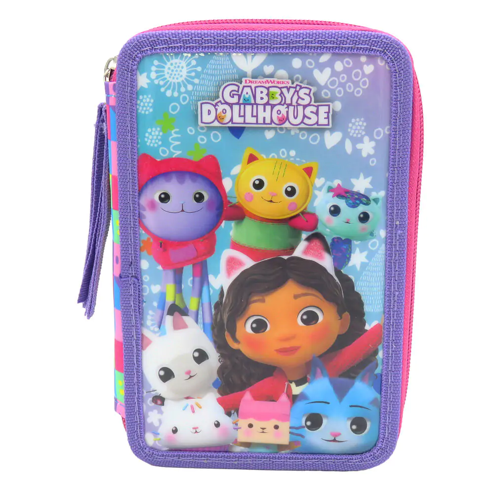 Gabbys Dollhouse triple pencil case product photo