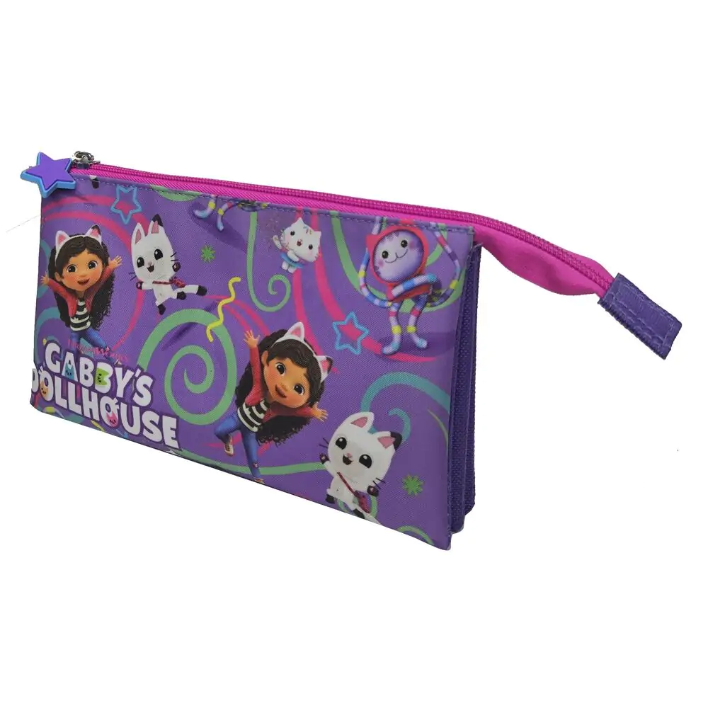 Gabbys Dollhouse triple pencil case product photo