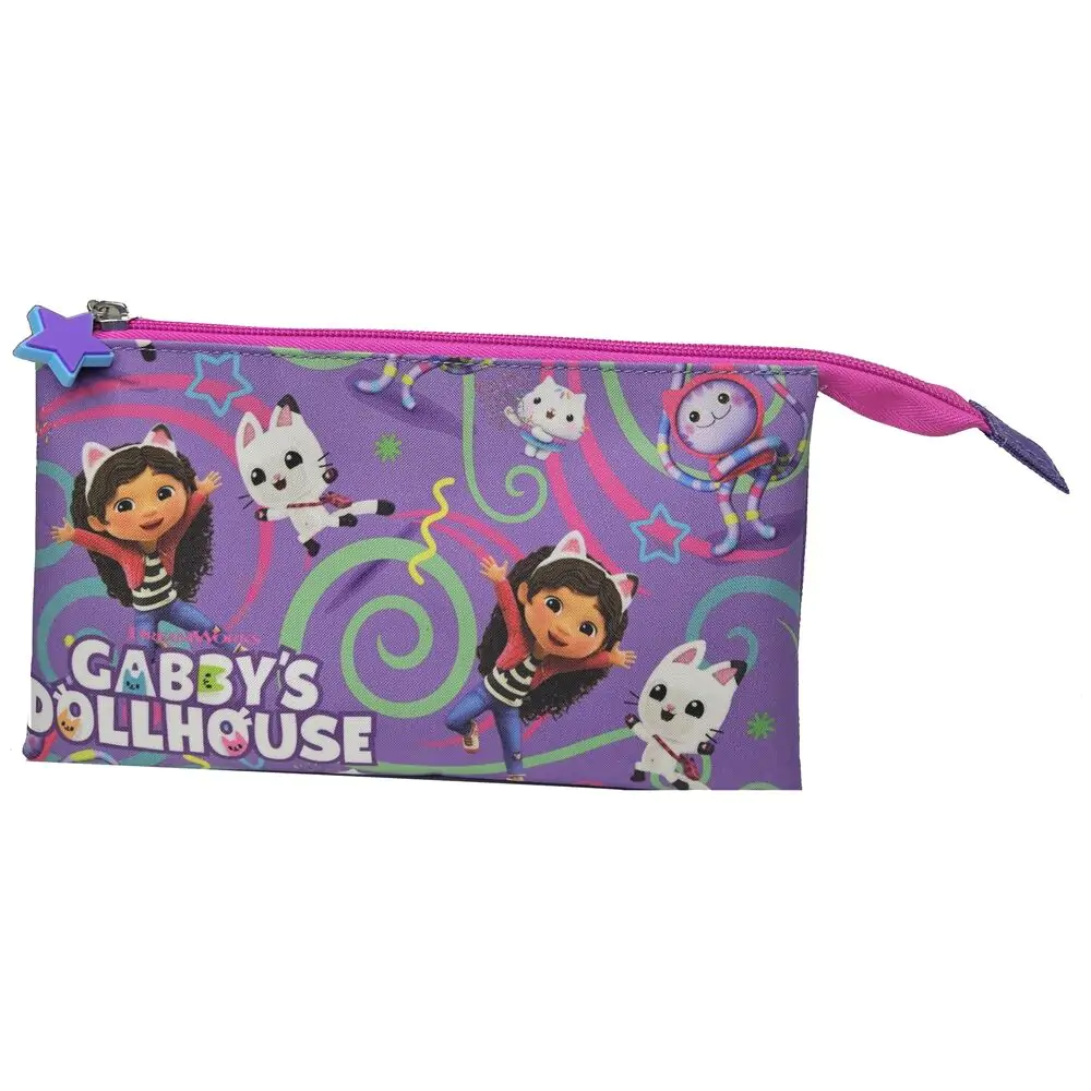 Gabbys Dollhouse triple pencil case product photo